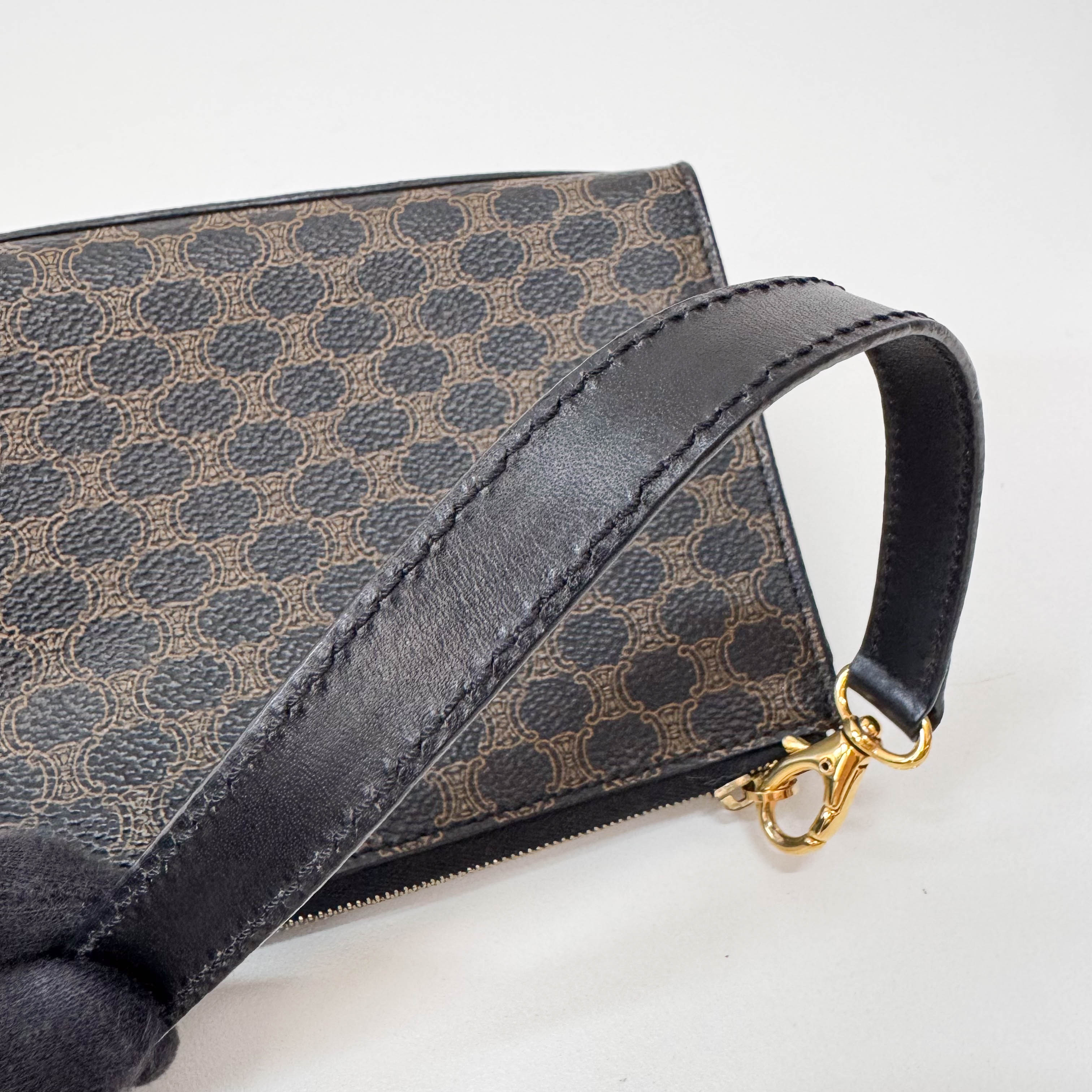 Macadam Black Leather Mini Shoulder Bag