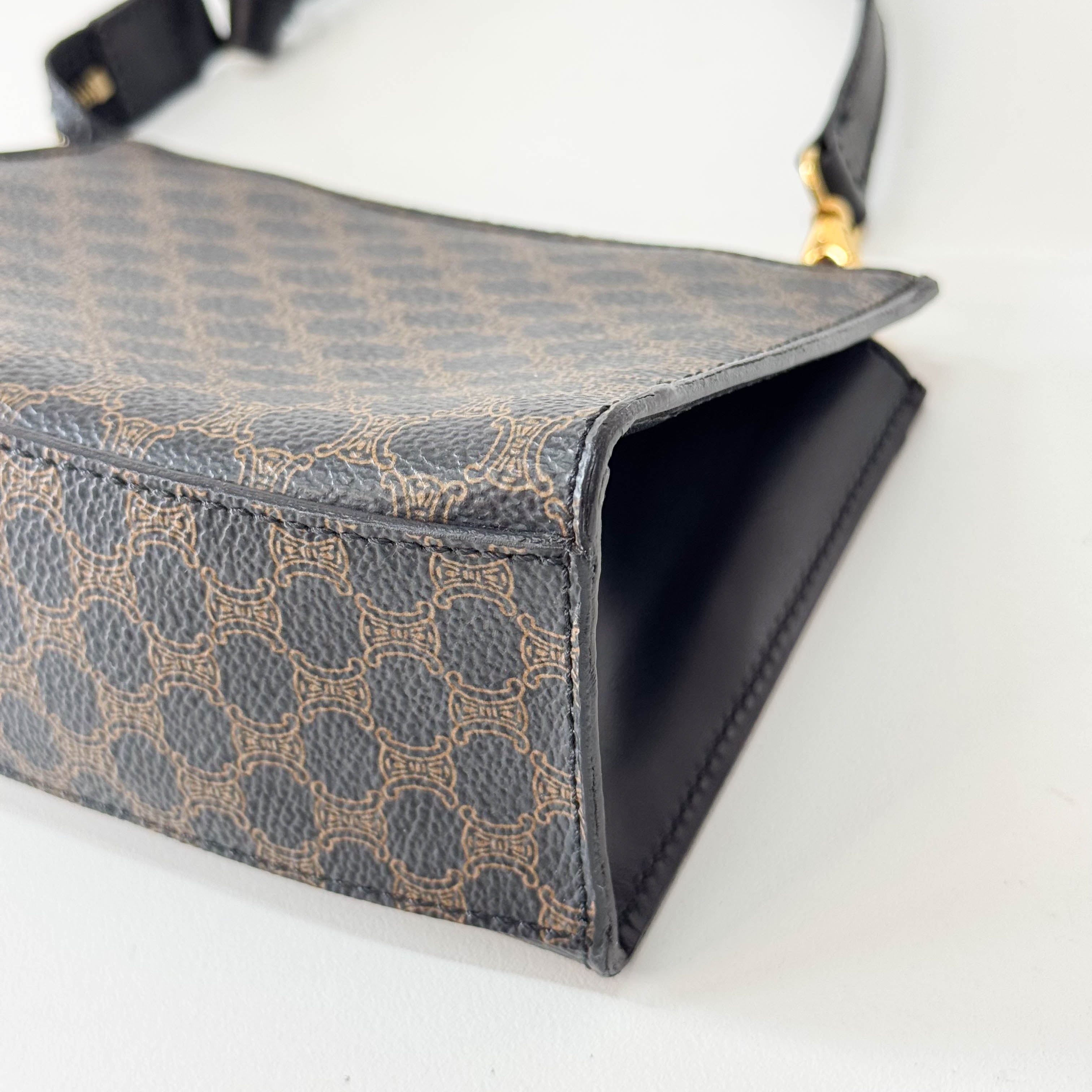 Macadam Black Leather Mini Shoulder Bag