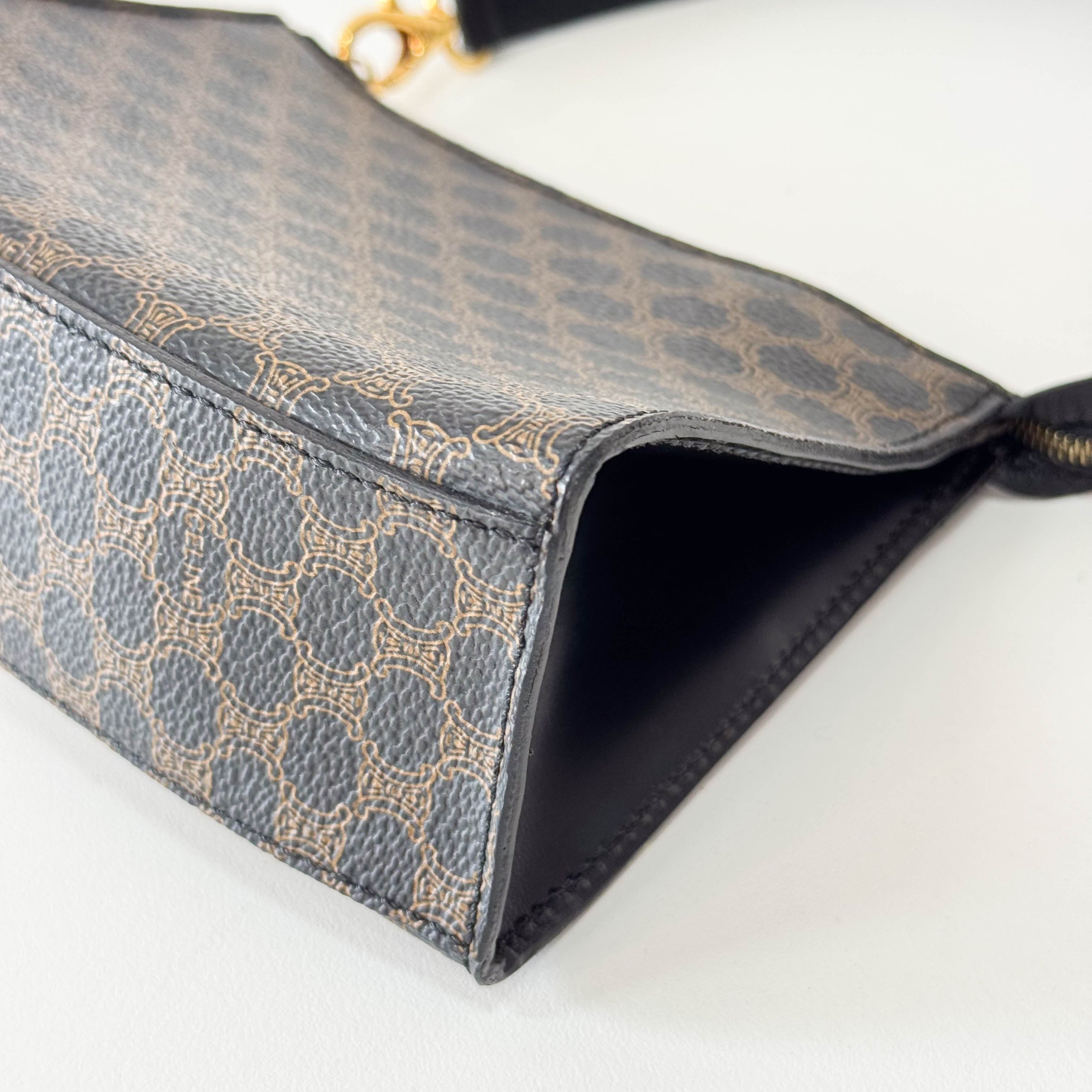 Macadam Black Leather Mini Shoulder Bag