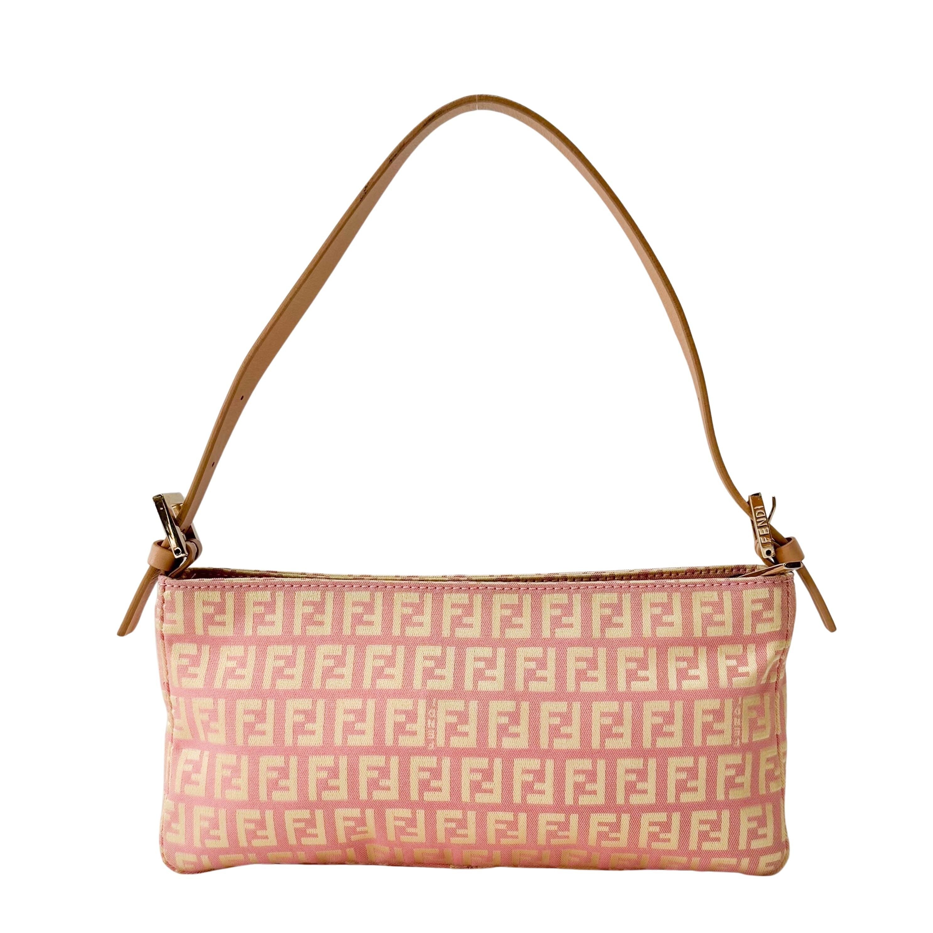Zucchino Pink Canvas Shoulder Bag