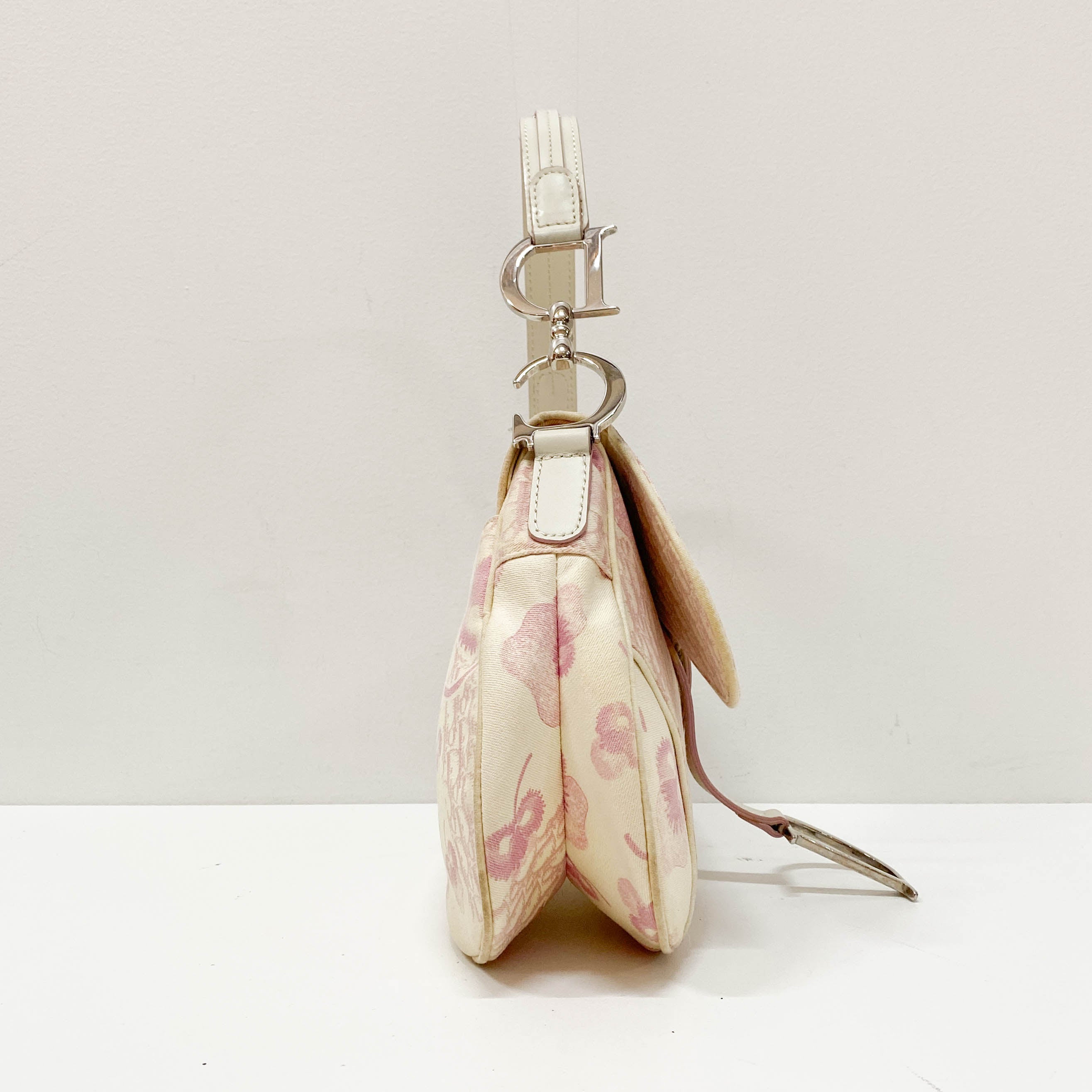 Saddle Trotter Neutral Canvas Shoulder Bag