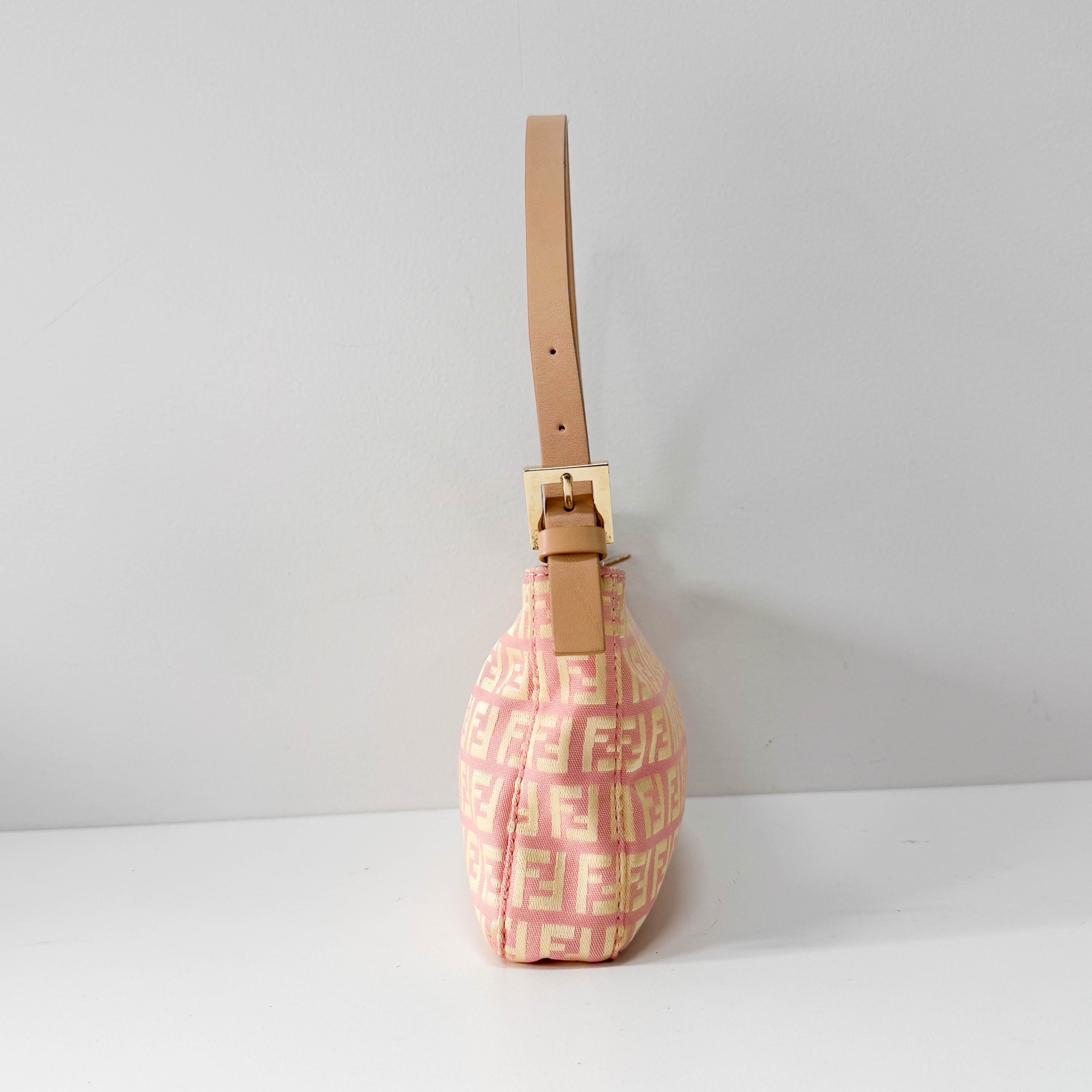 Zucchino Pink Canvas Shoulder Bag