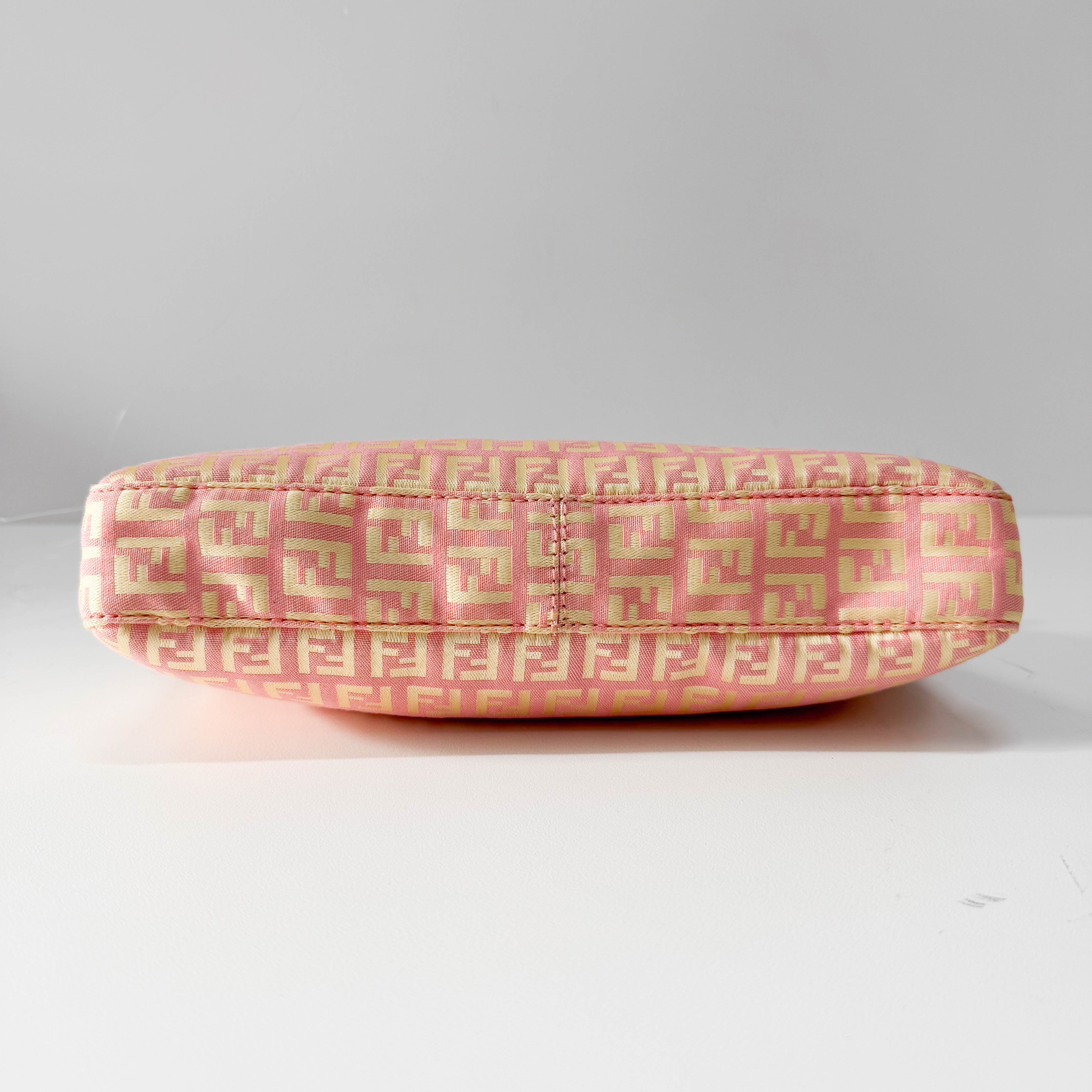 Zucchino Pink Canvas Shoulder Bag