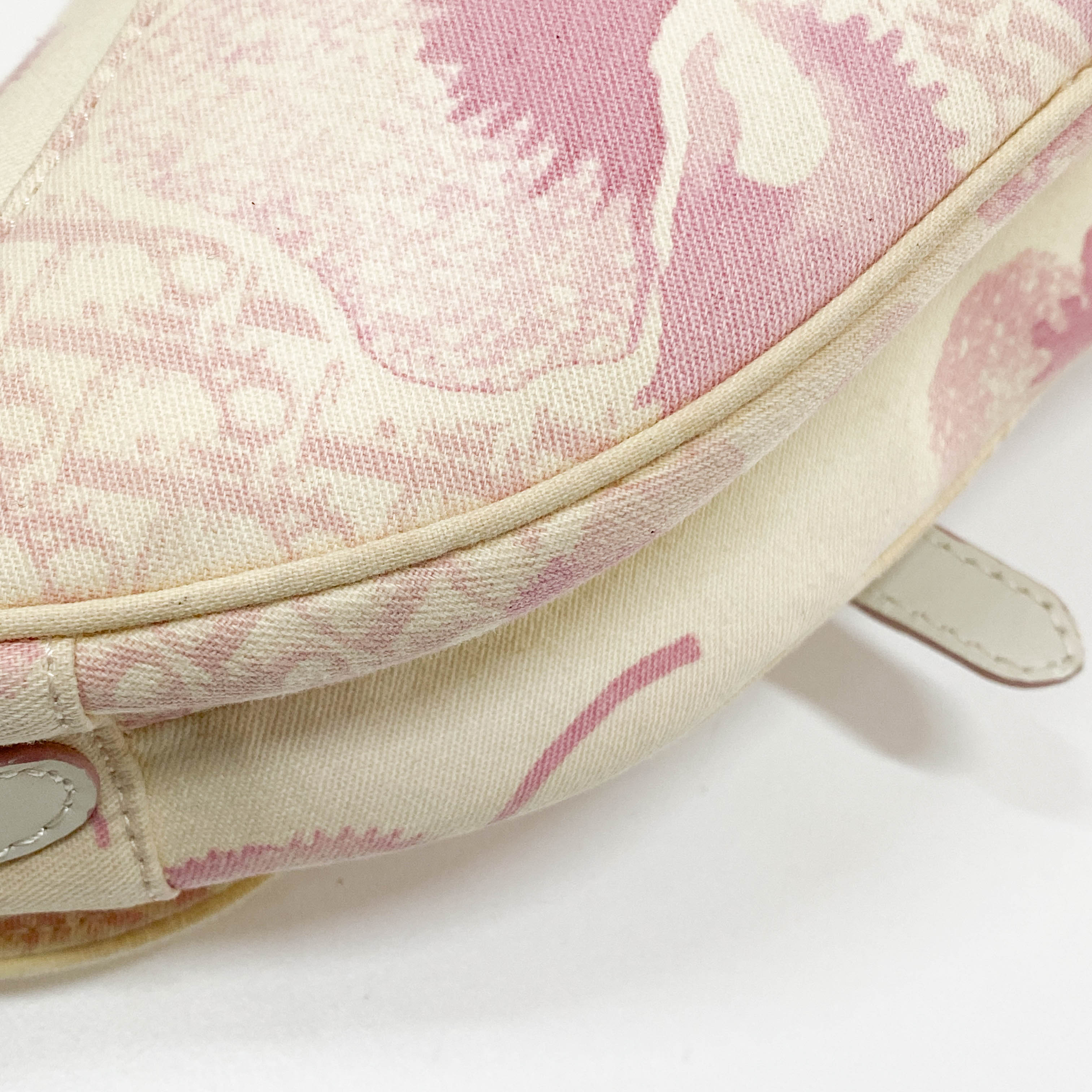 Saddle Trotter Neutral Canvas Shoulder Bag