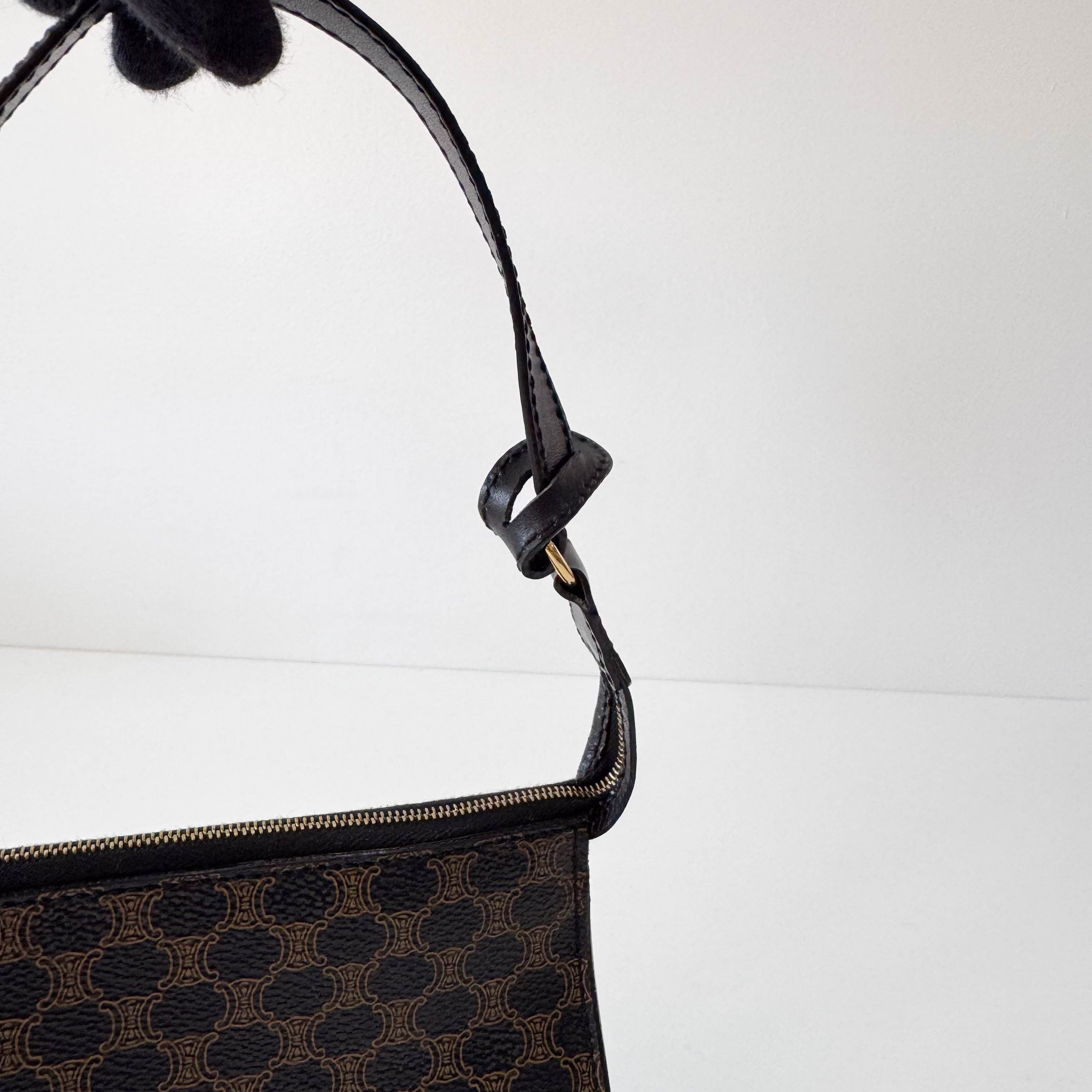 Macadam Black Leather Mini Shoulder Bag