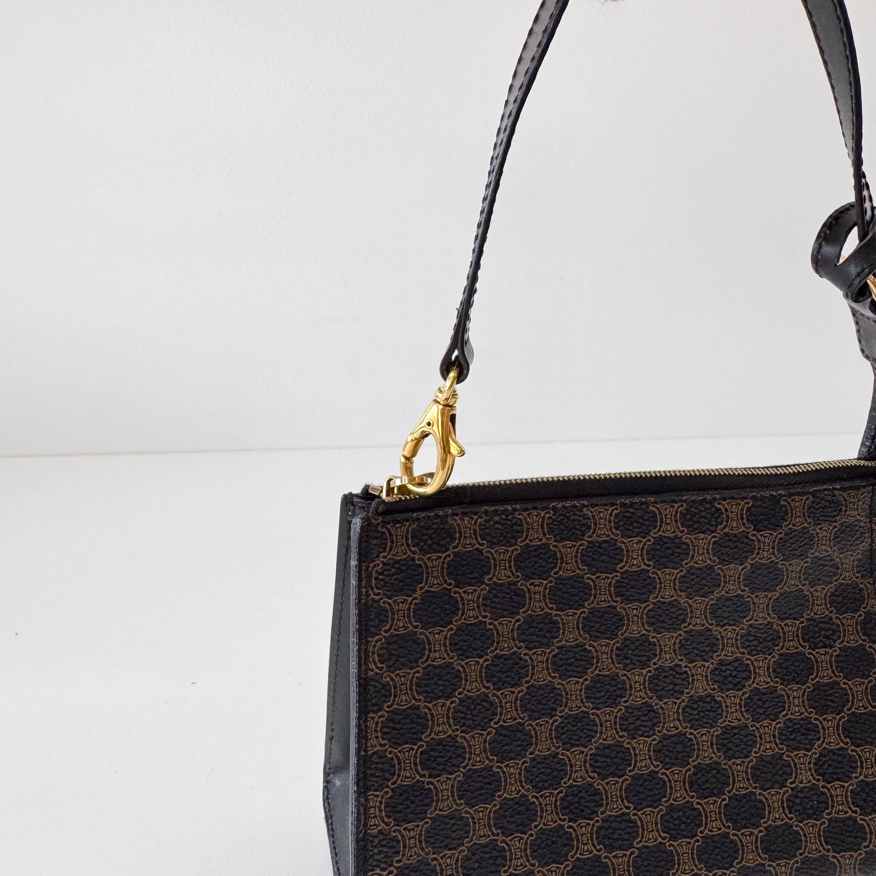 Macadam Black Leather Mini Shoulder Bag