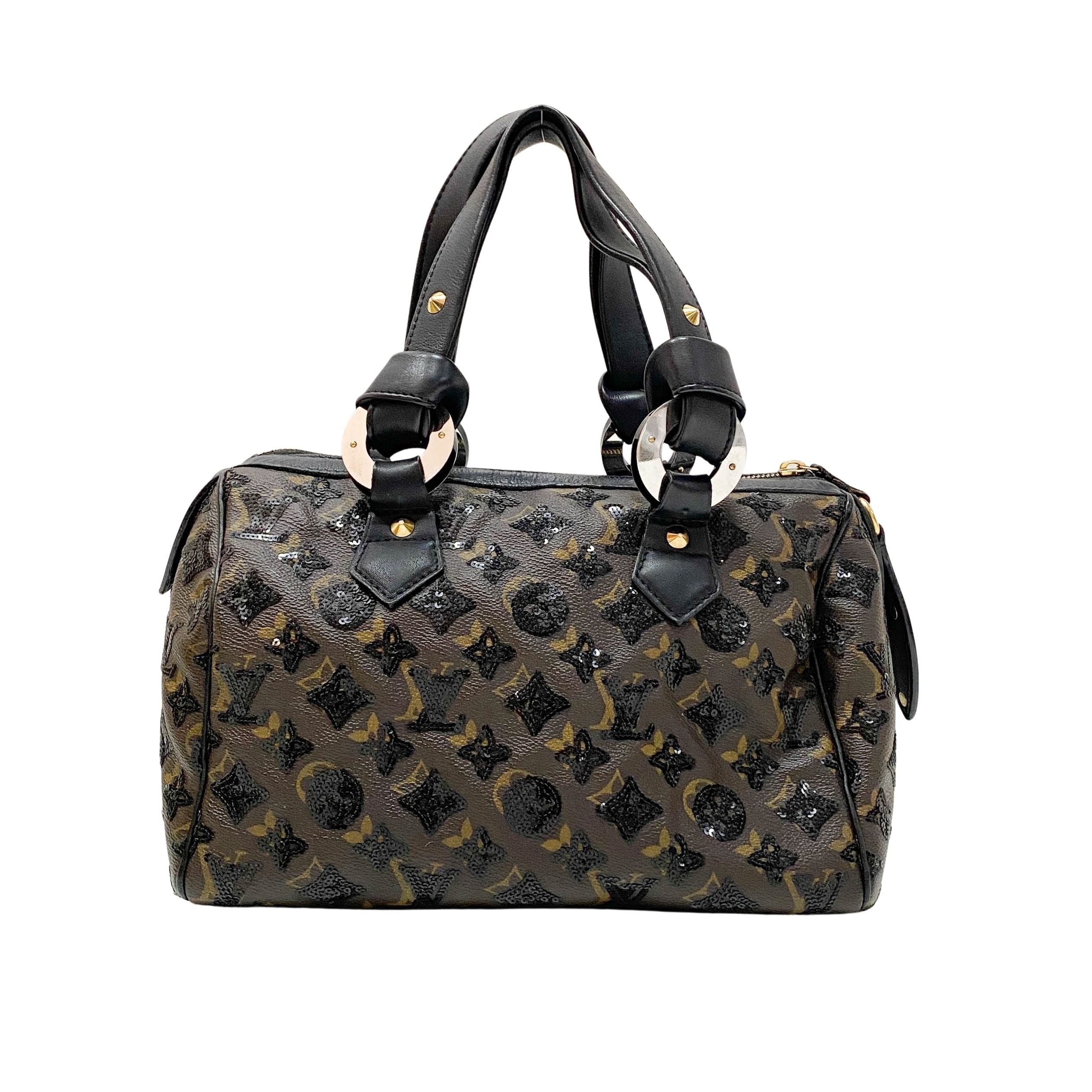 Speedy 30 Monogram Eclipse Beads Canvas Handbag