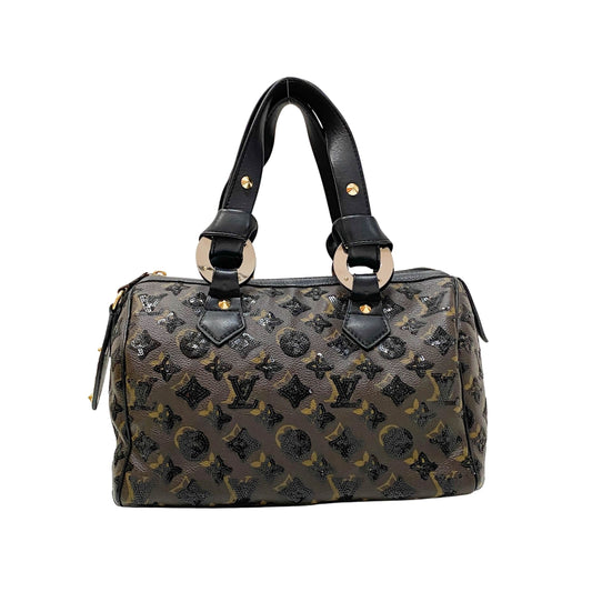 Speedy 30 Monogram Eclipse Beads Canvas Handbag