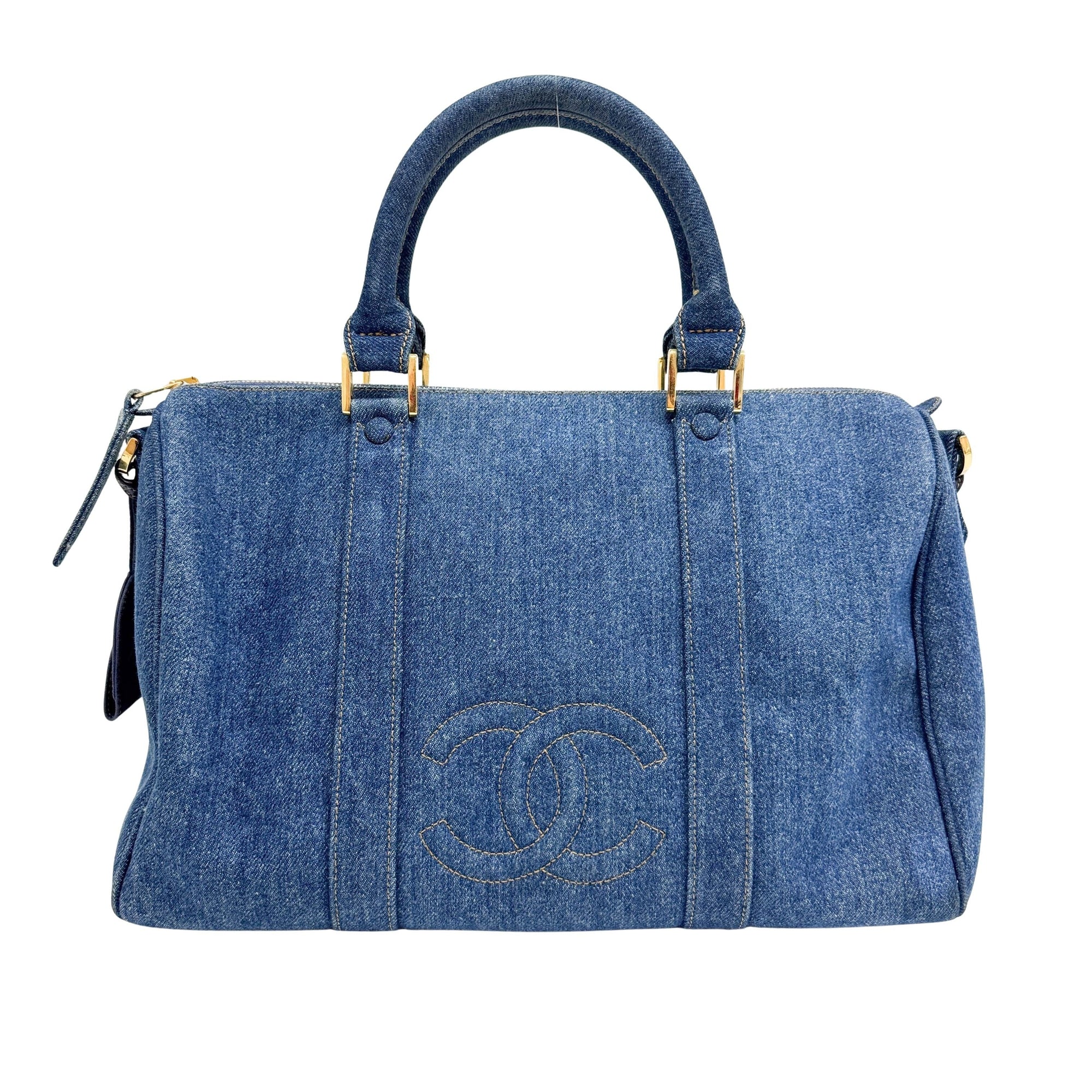 Boston/Bowling 1996-1997 Blue Denim Hand Bag