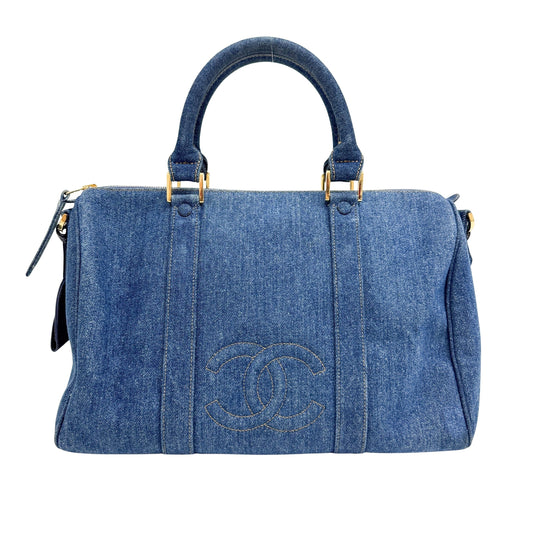 Boston/Bowling Blue Denim Hand Bag