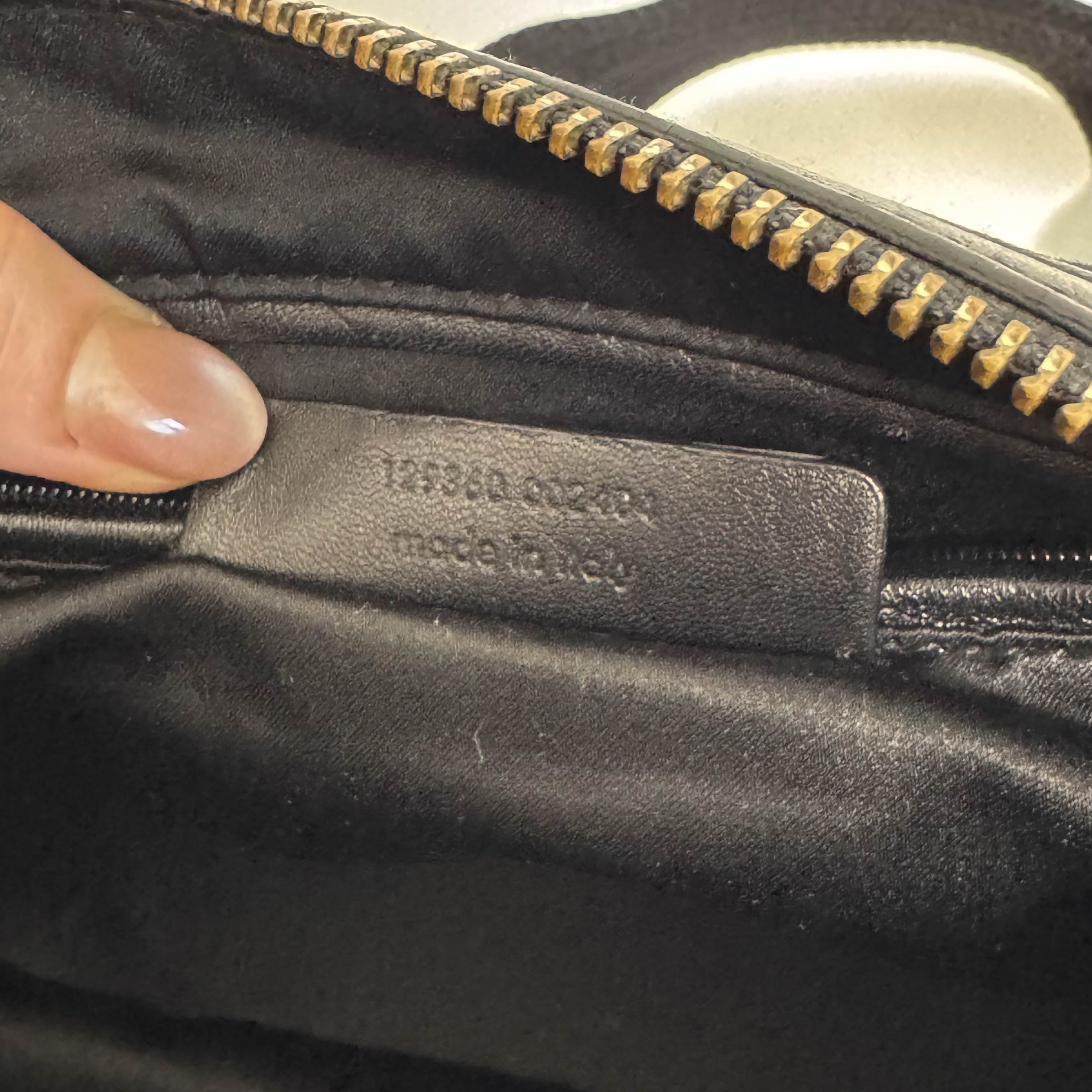 Yves Saint Laurent Black Canvas Kahala Shoulder Bag