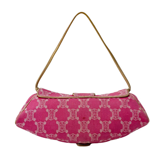 Macadam Pink Denim Shoulder Bag