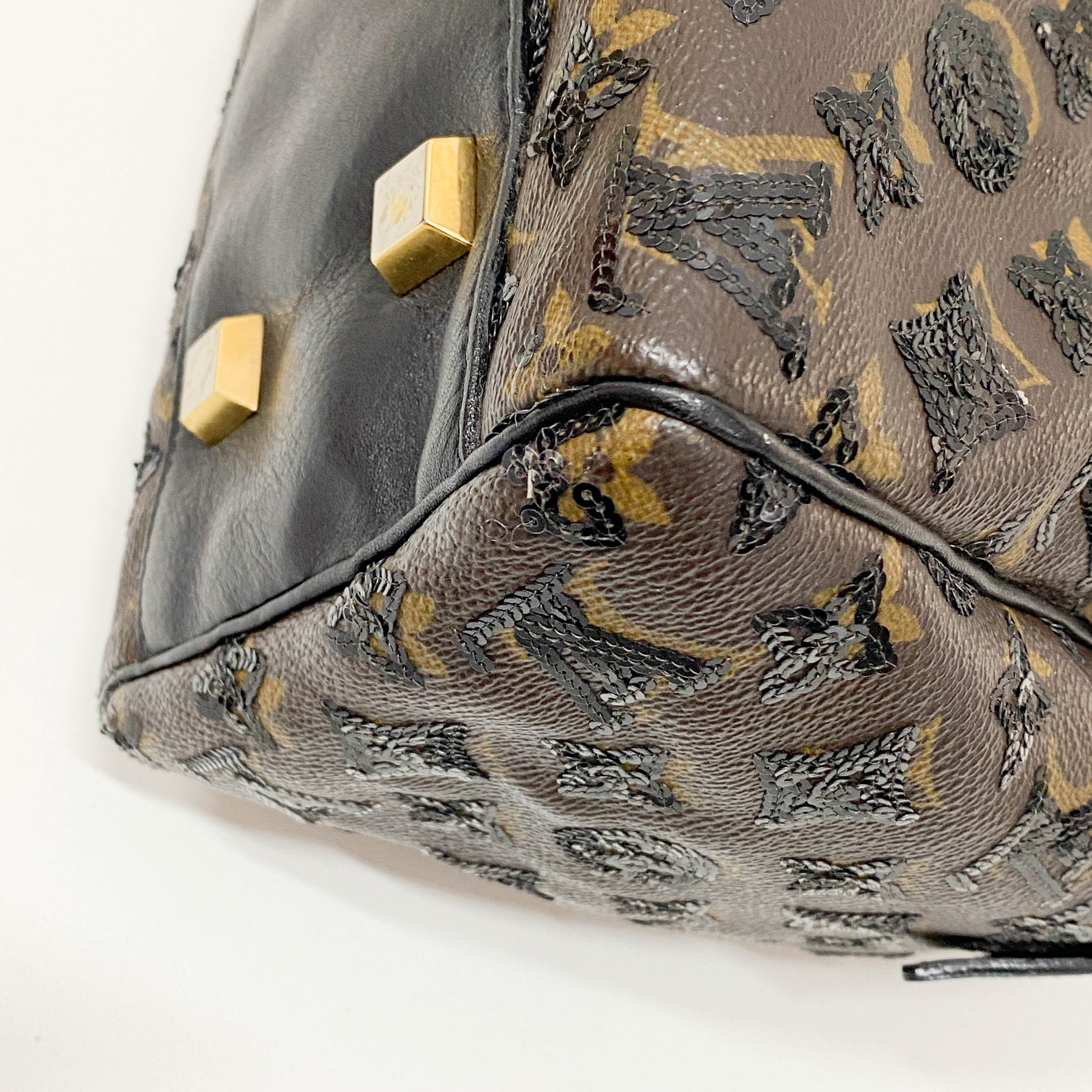 Speedy 30 Monogram Eclipse Beads Canvas Handbag