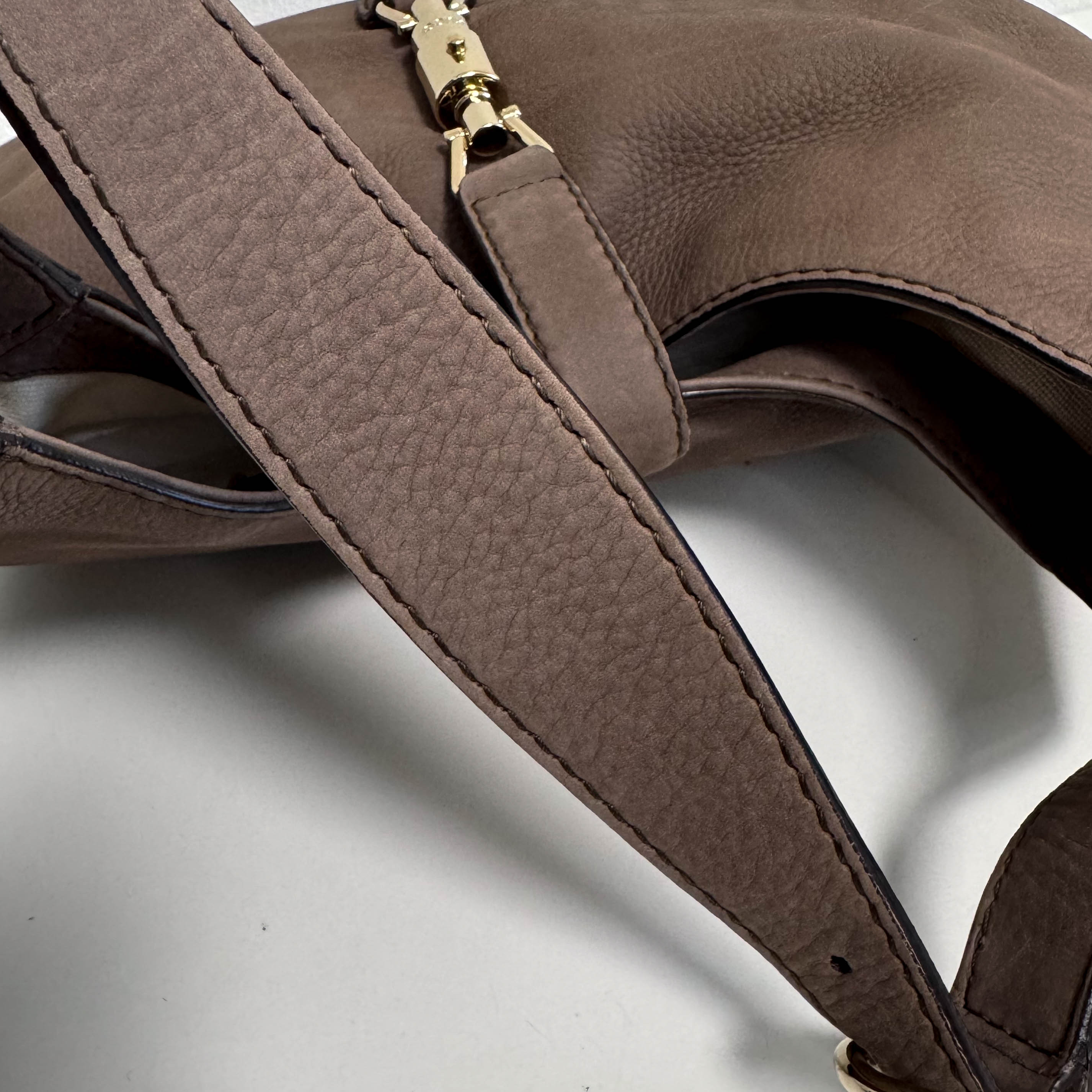 New Jackie Brown Leather Shoulder Bag