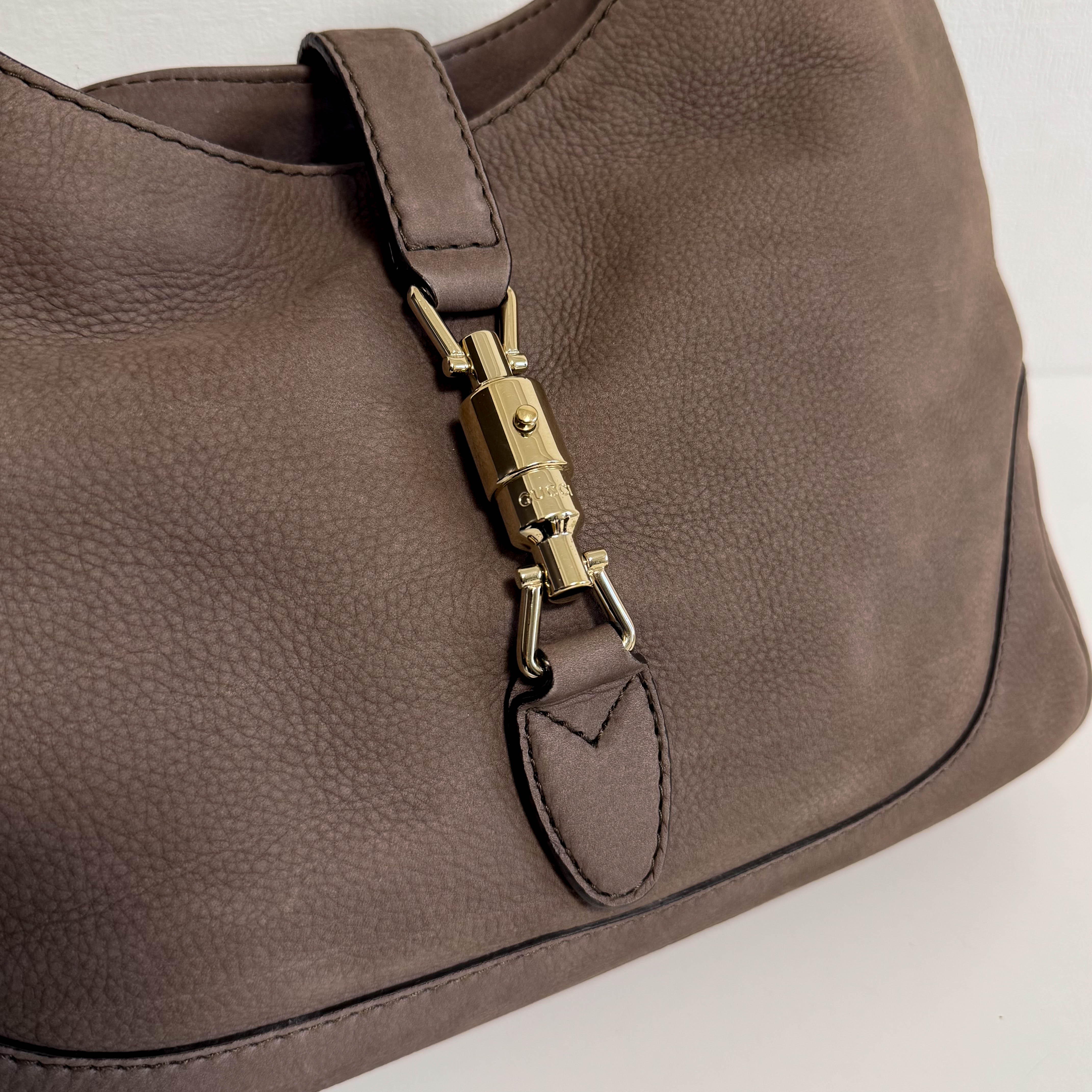 New Jackie Brown Leather Shoulder Bag