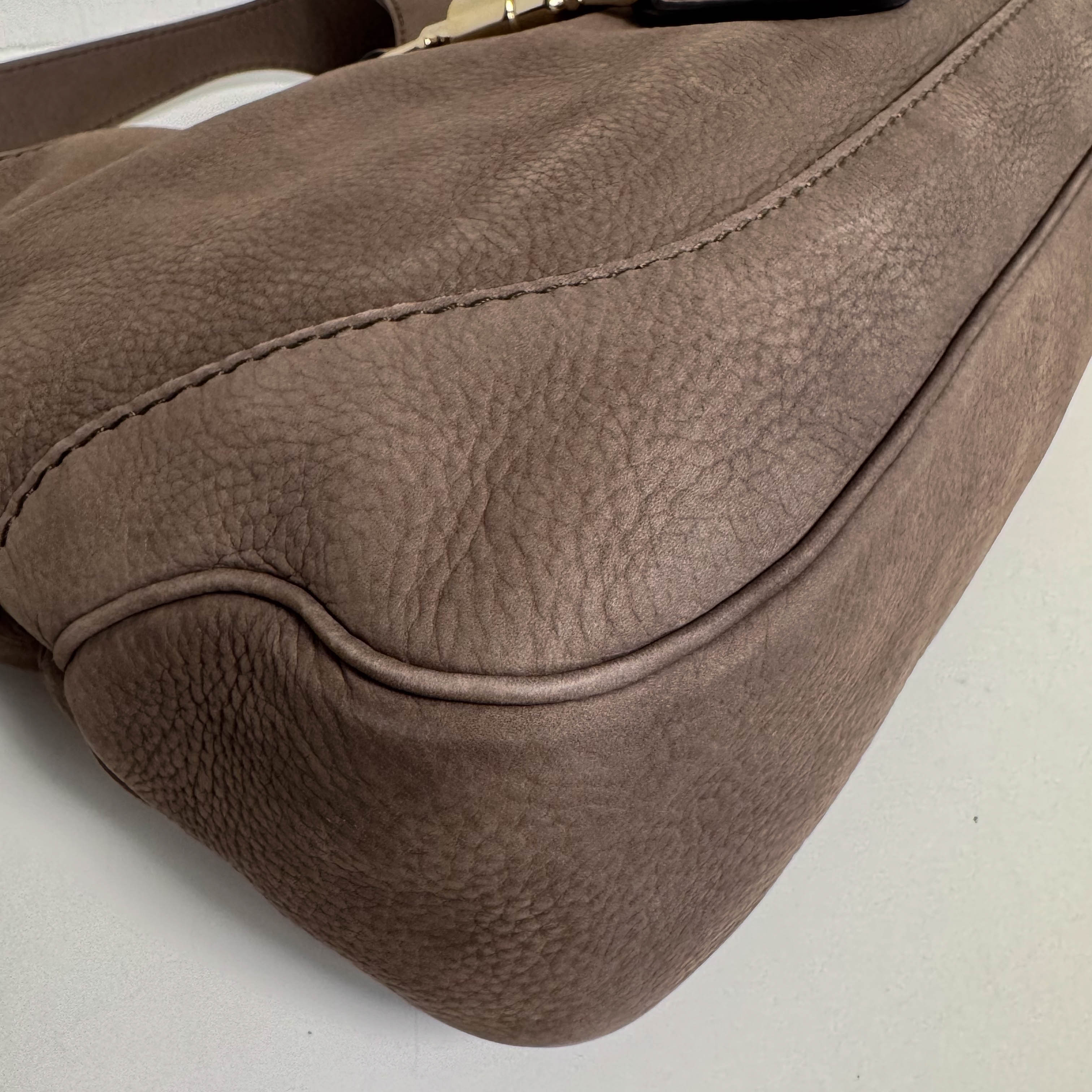 New Jackie Brown Leather Shoulder Bag