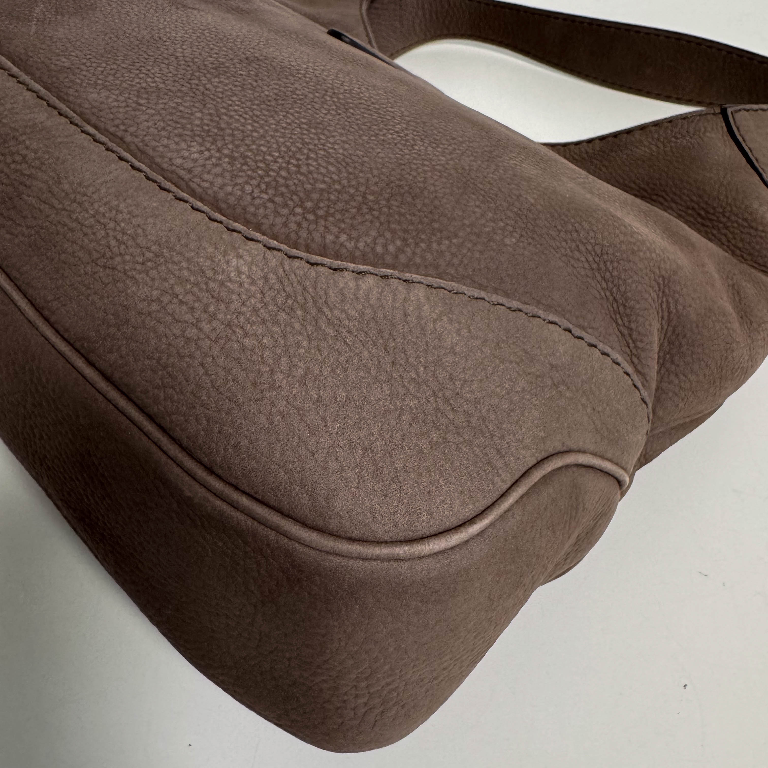 New Jackie Brown Leather Shoulder Bag