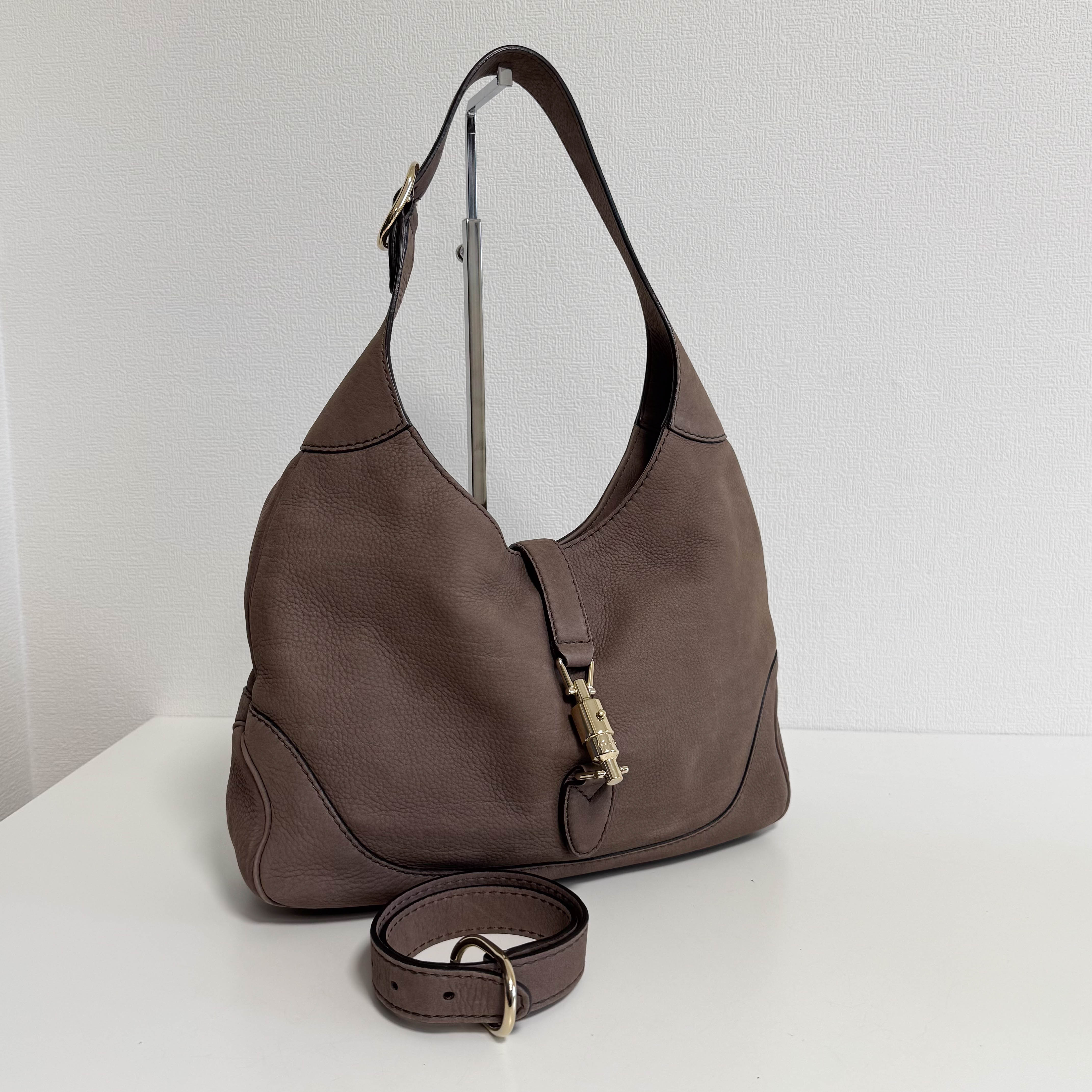New Jackie Brown Leather Shoulder Bag