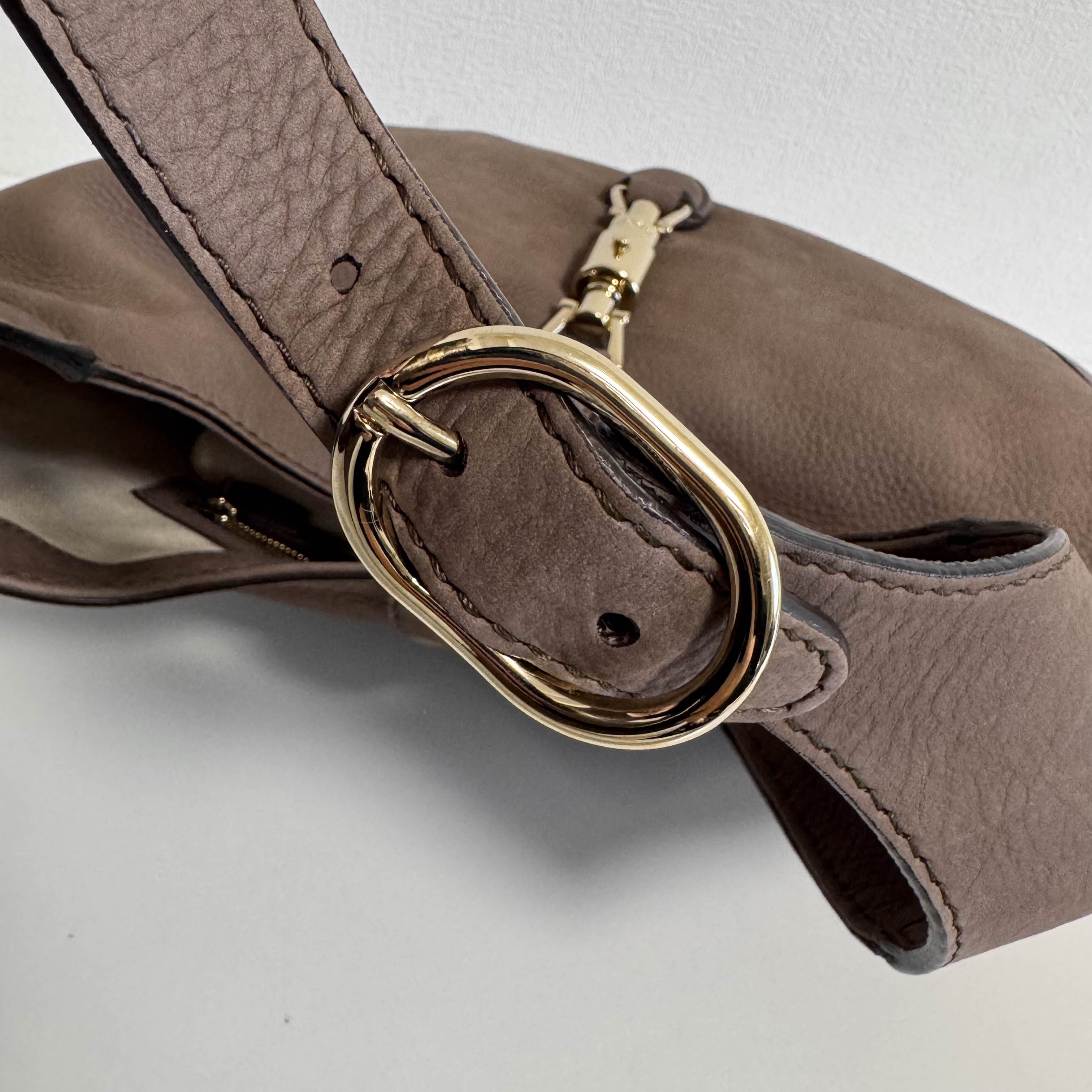 New Jackie Brown Leather Shoulder Bag