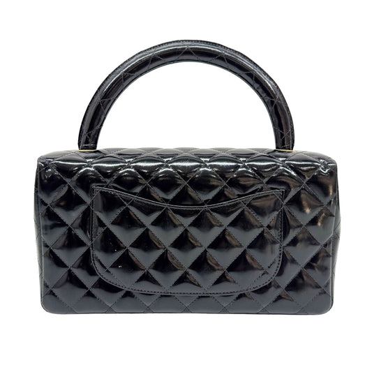 Classic Flap Black Matelasse Leather Hand Bag