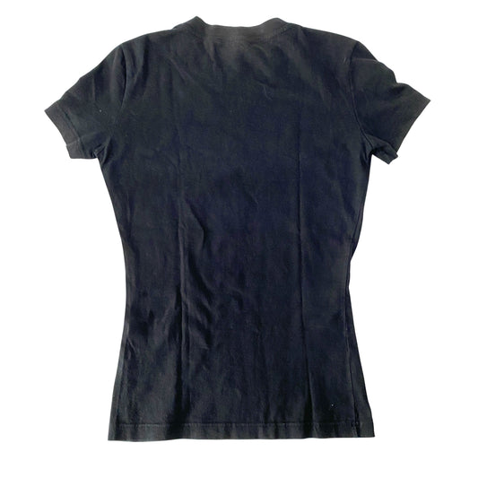 Dior Addict Size 36 Black Cotton T-Shirt