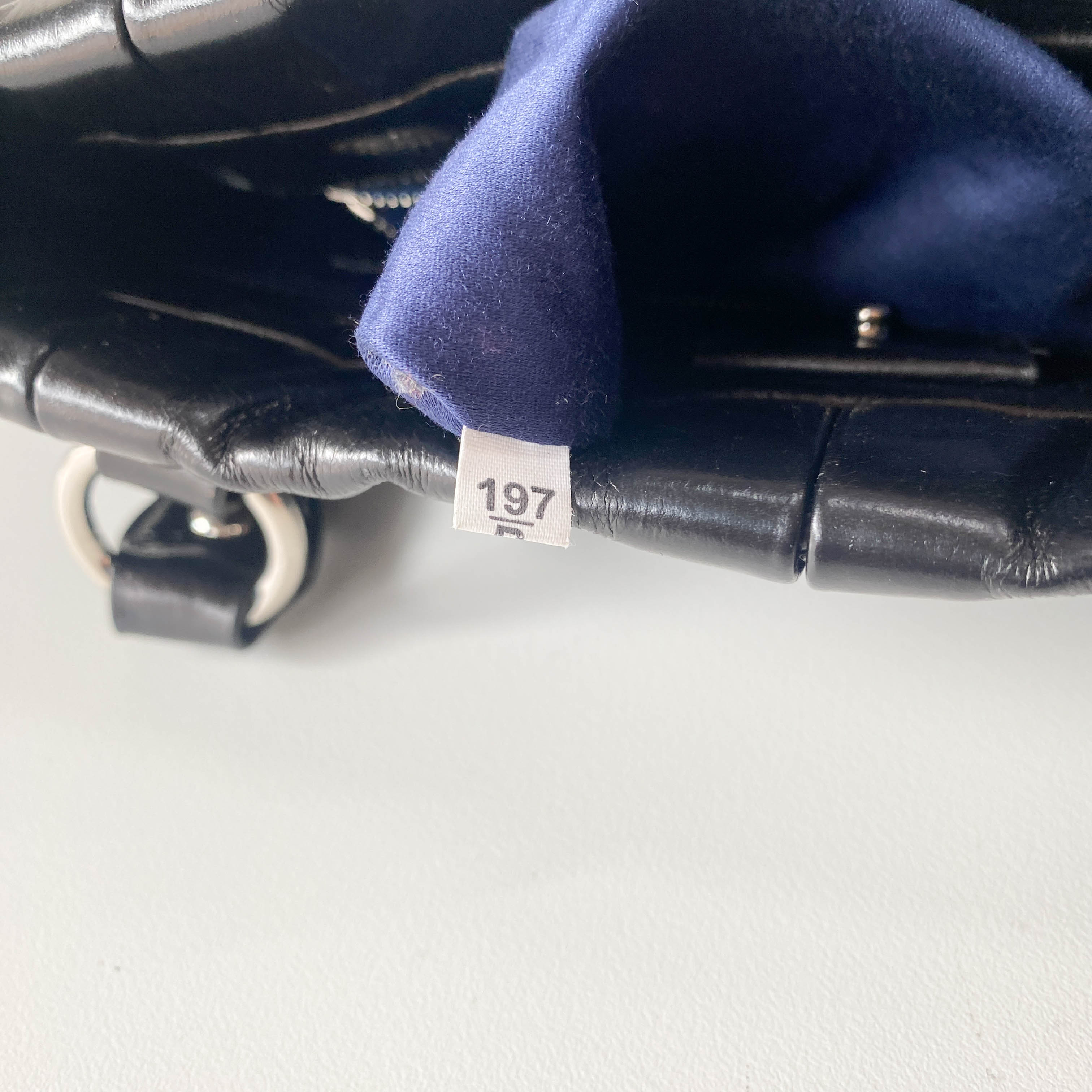 Vitello Black Leather Bag