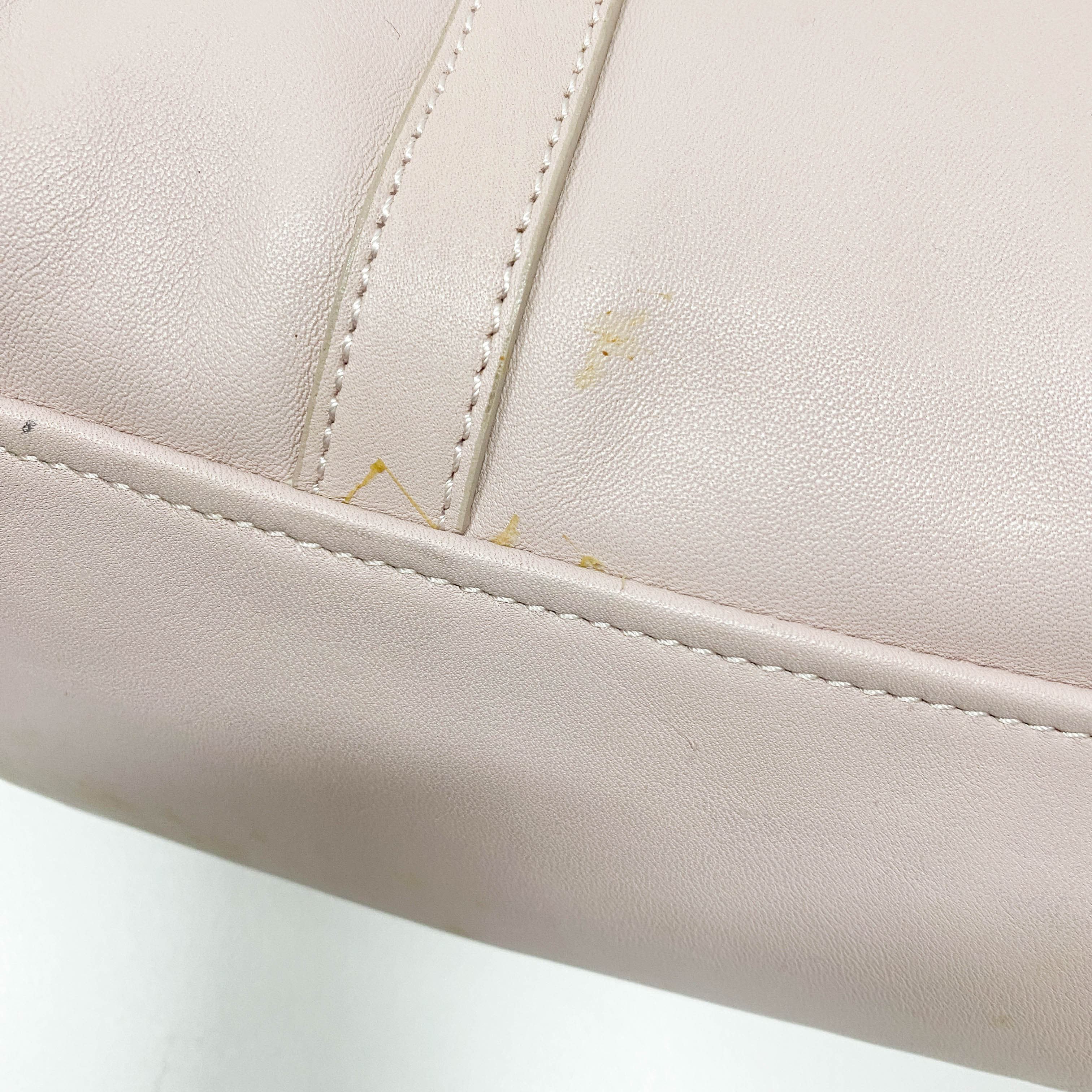 Vintage Pink Leather Two Way Bag