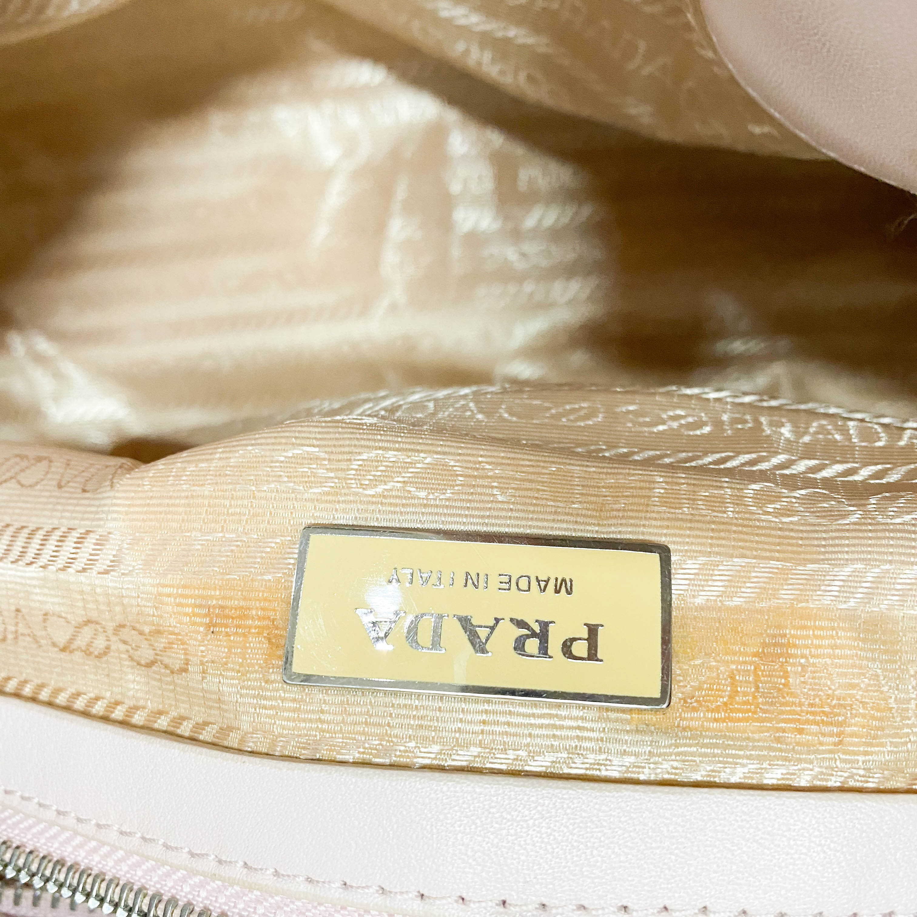 Vintage Pink Leather Two Way Bag