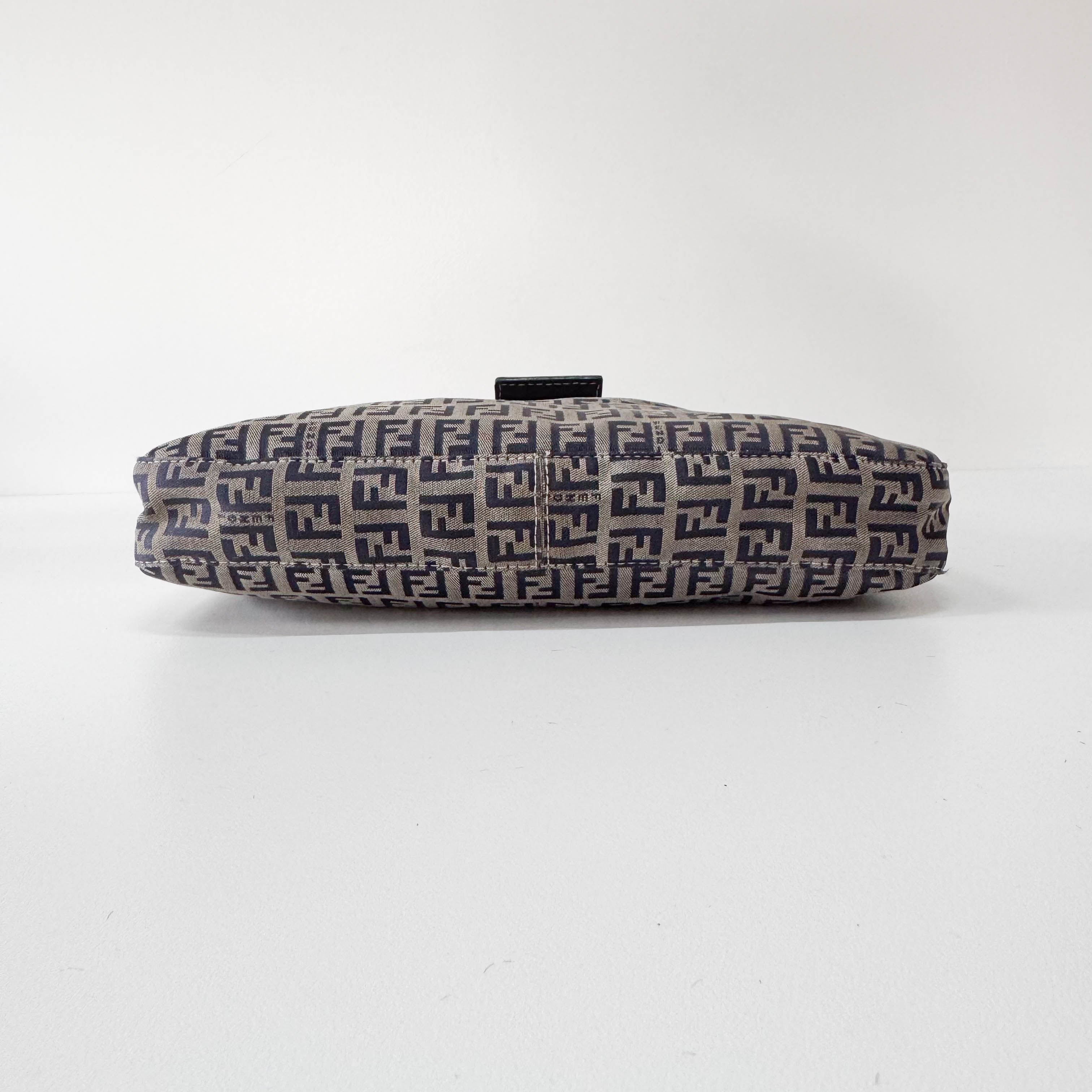 Zucchino Grey & Navy Canvas Shoulder Bag