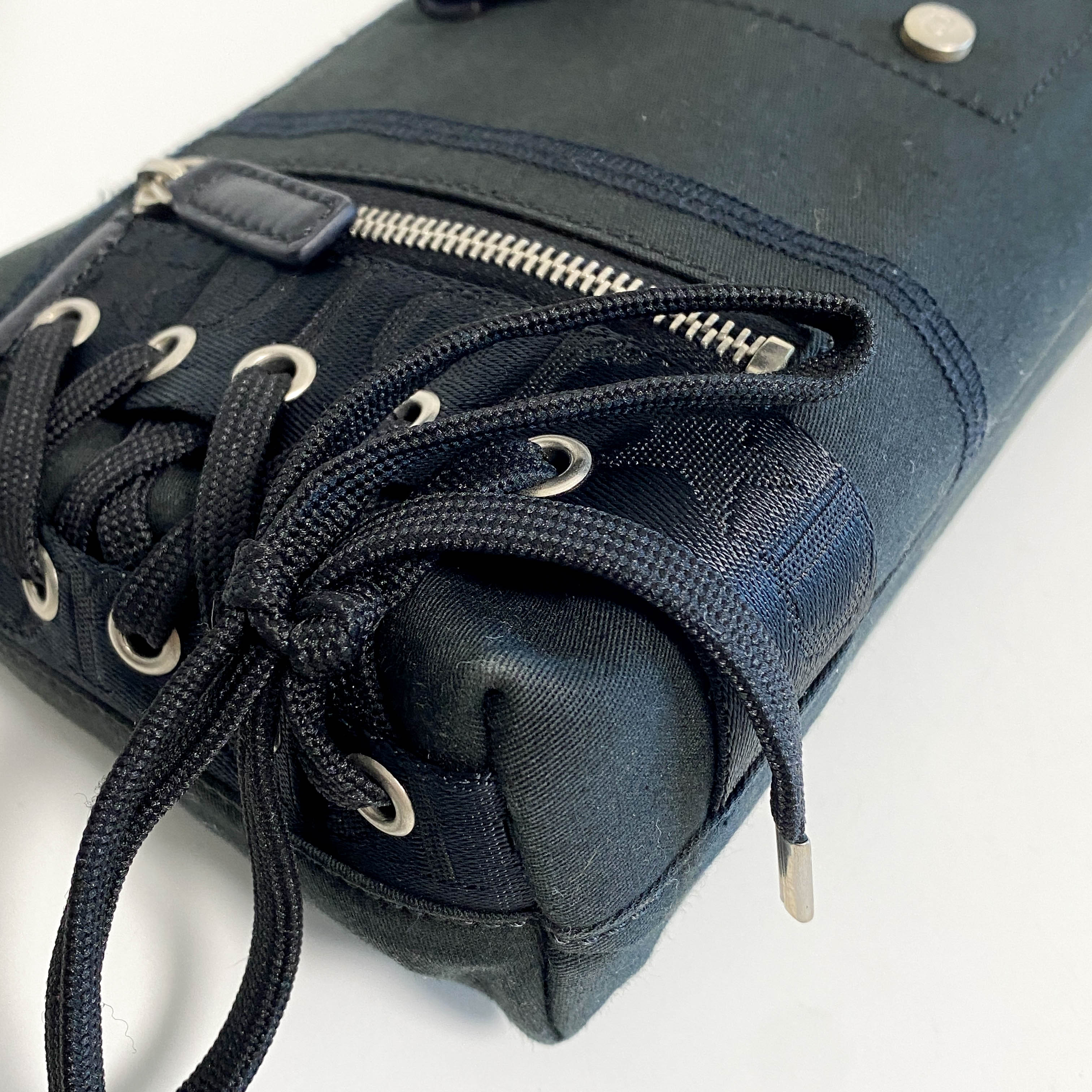 2004 Black Cotton Handbag