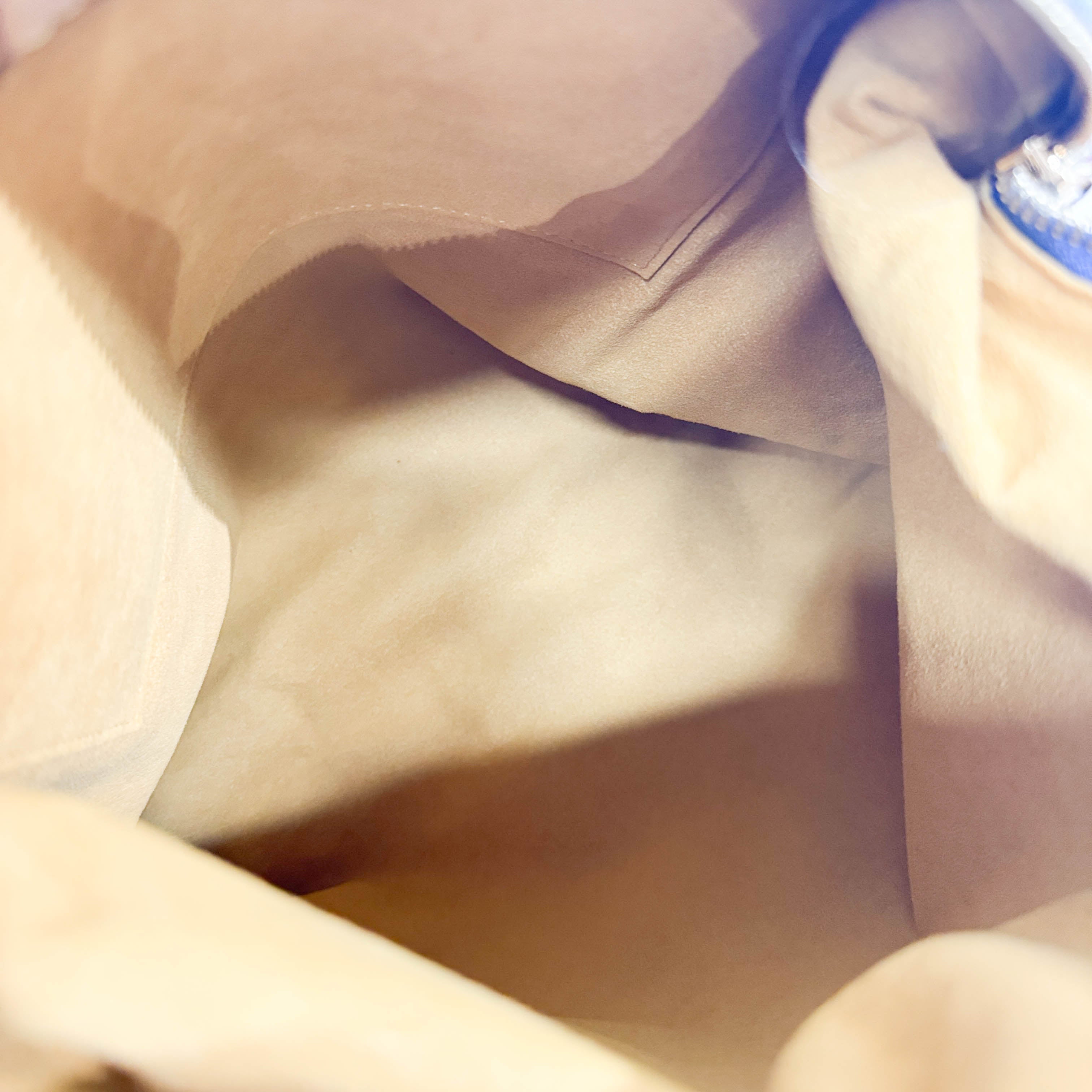 Baggy Blue Monogram Denim Tote Bag