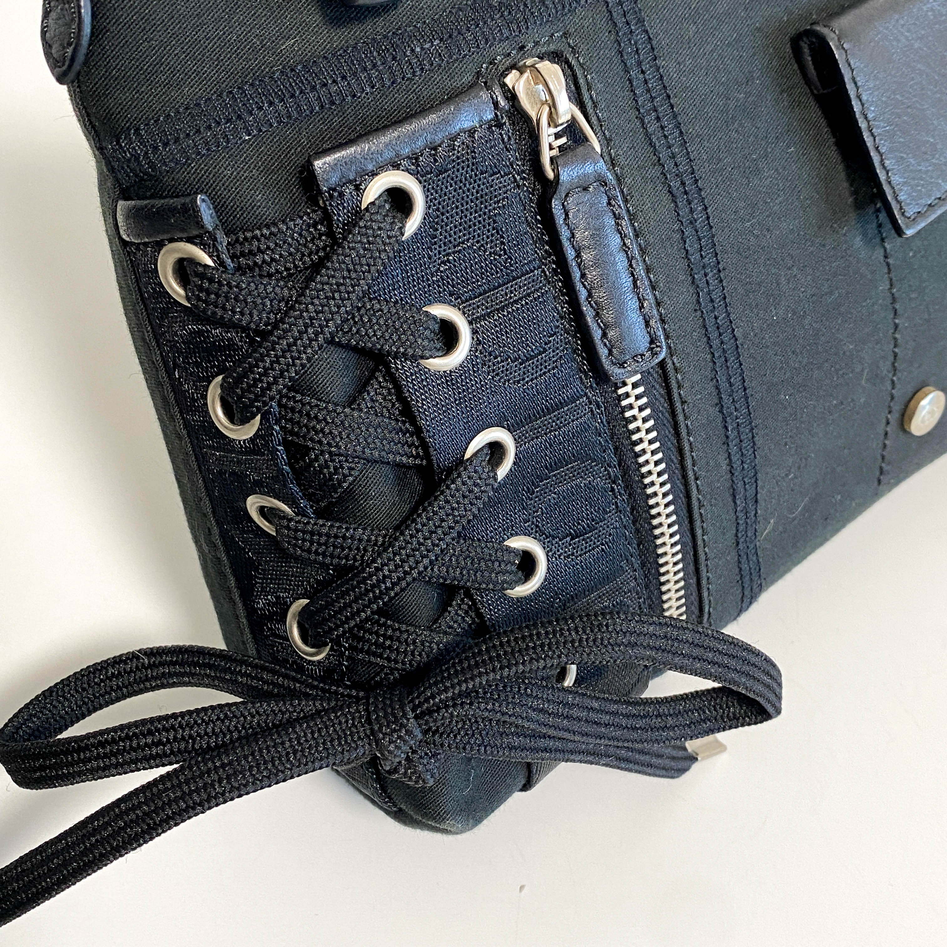 2004 Black Cotton Handbag