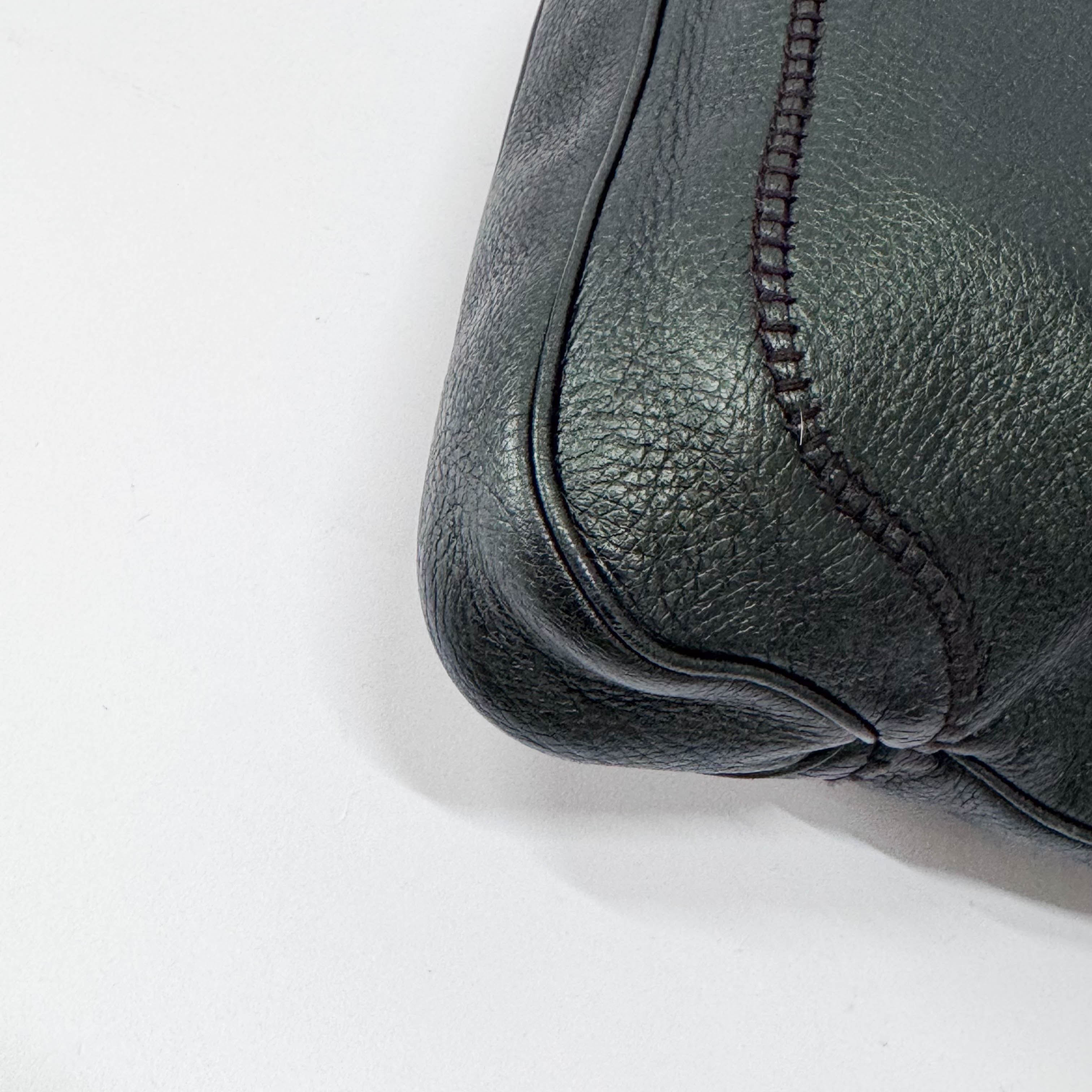 New Jackie Green Leather Shoulder Bag