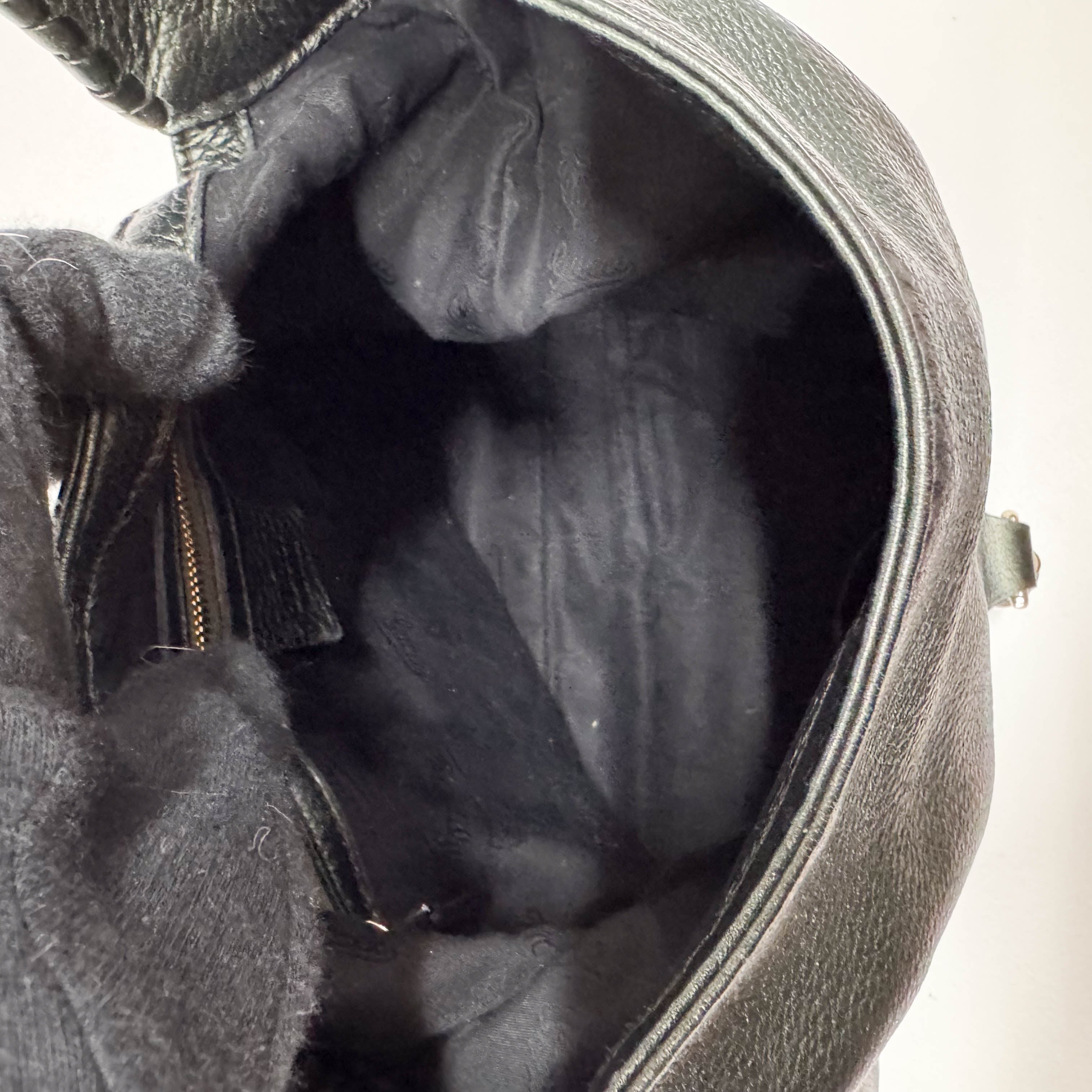 New Jackie Green Leather Shoulder Bag