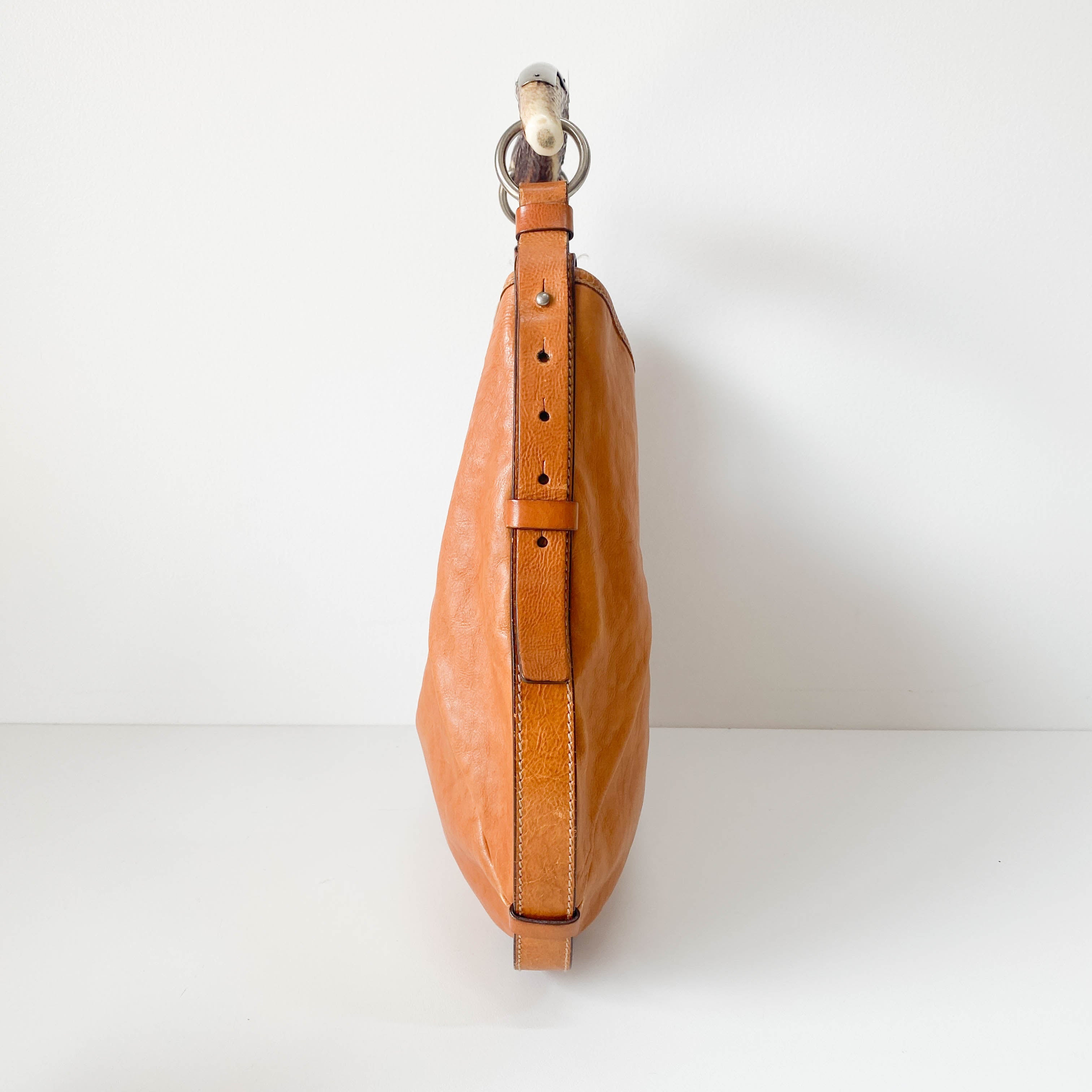 Mombasa Brown Leather Shoulder Bag