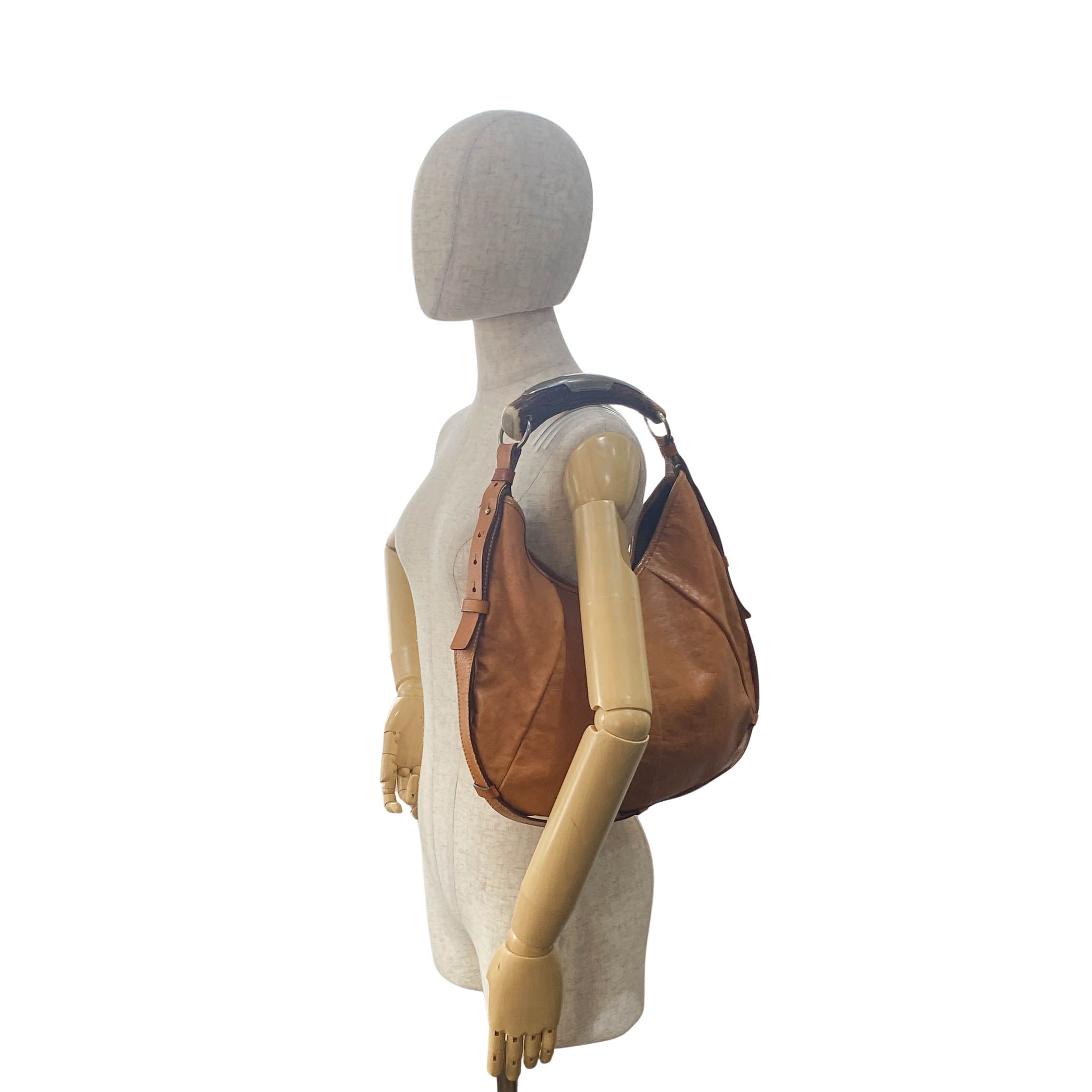 Mombasa Brown Leather Shoulder Bag