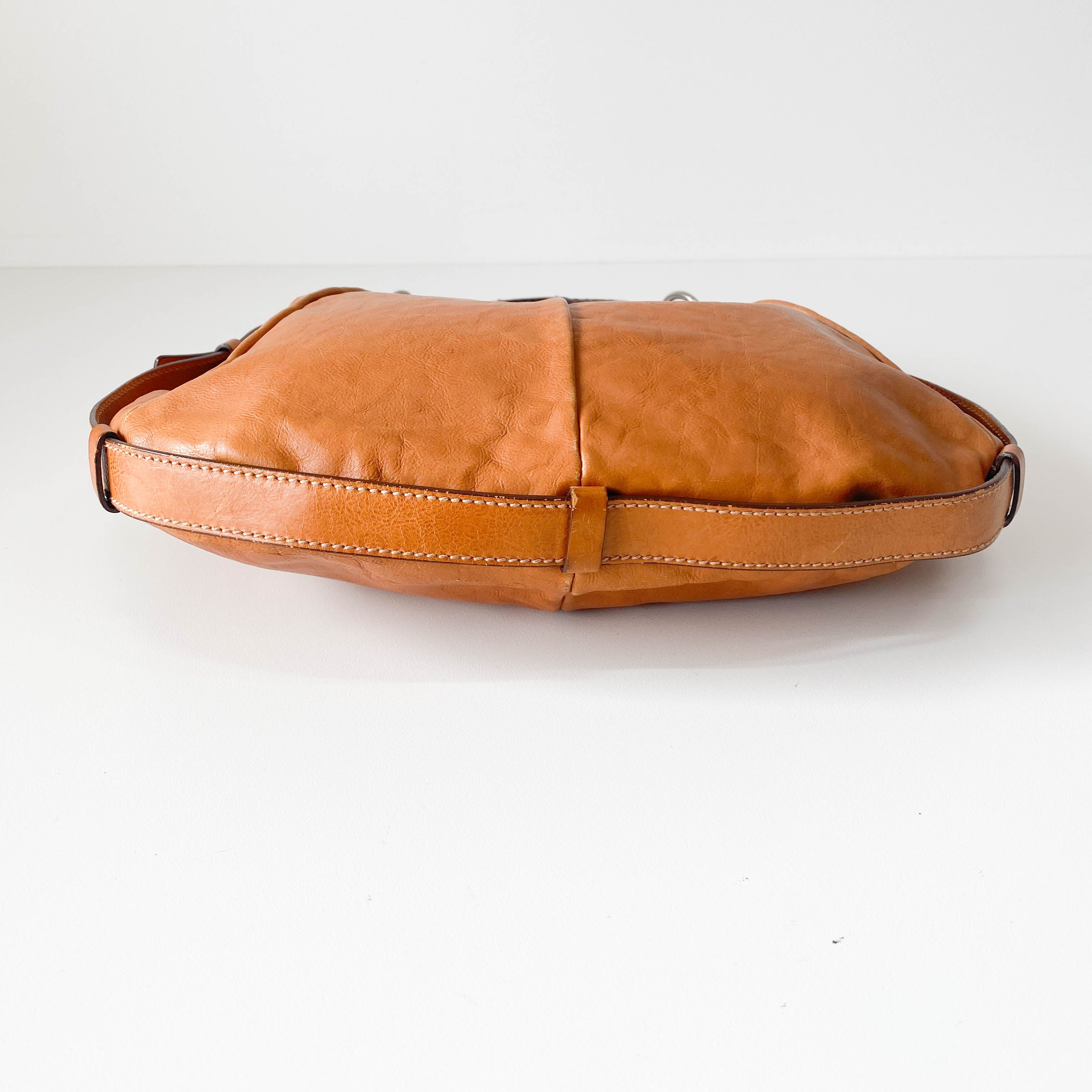 Mombasa Brown Leather Shoulder Bag