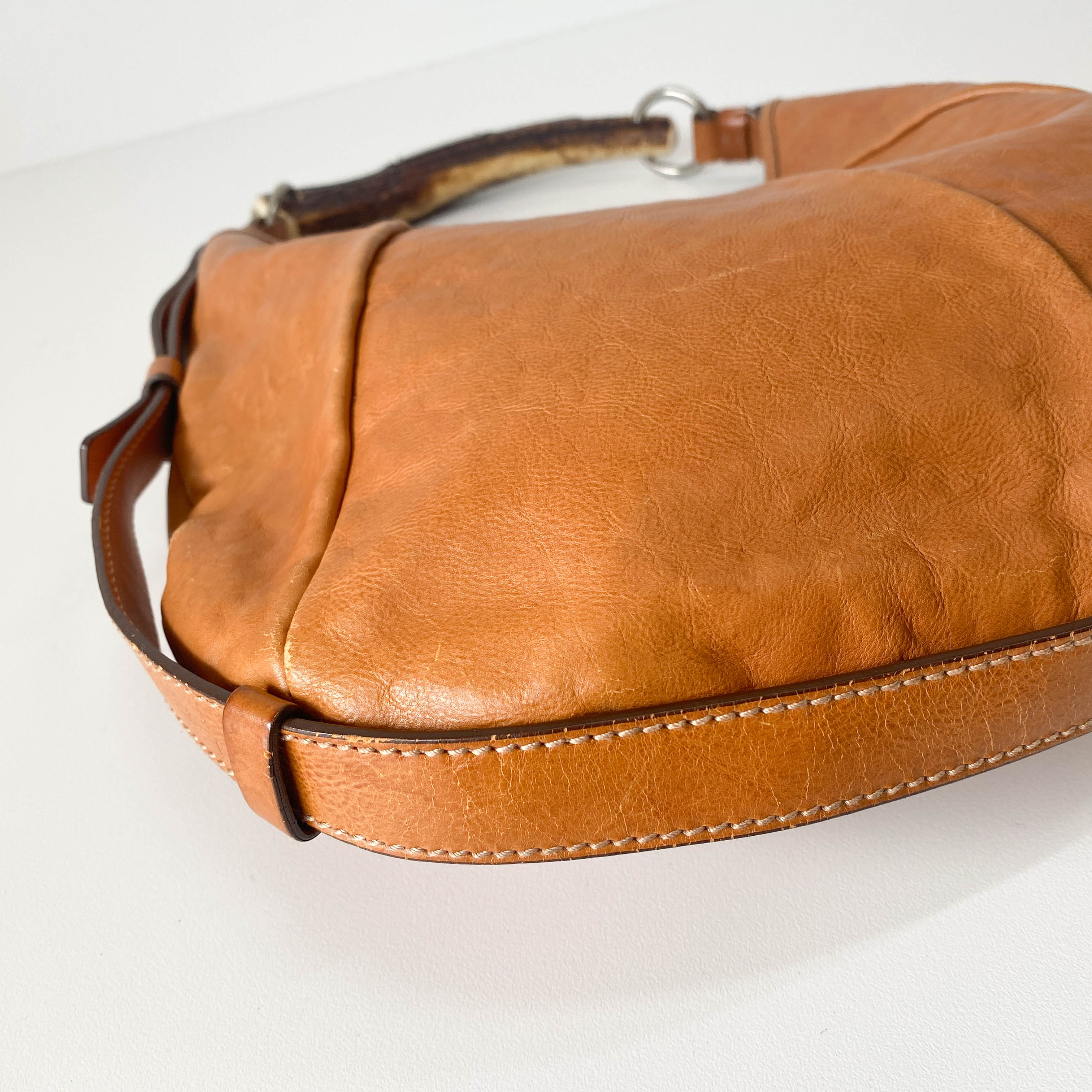 Mombasa Brown Leather Shoulder Bag