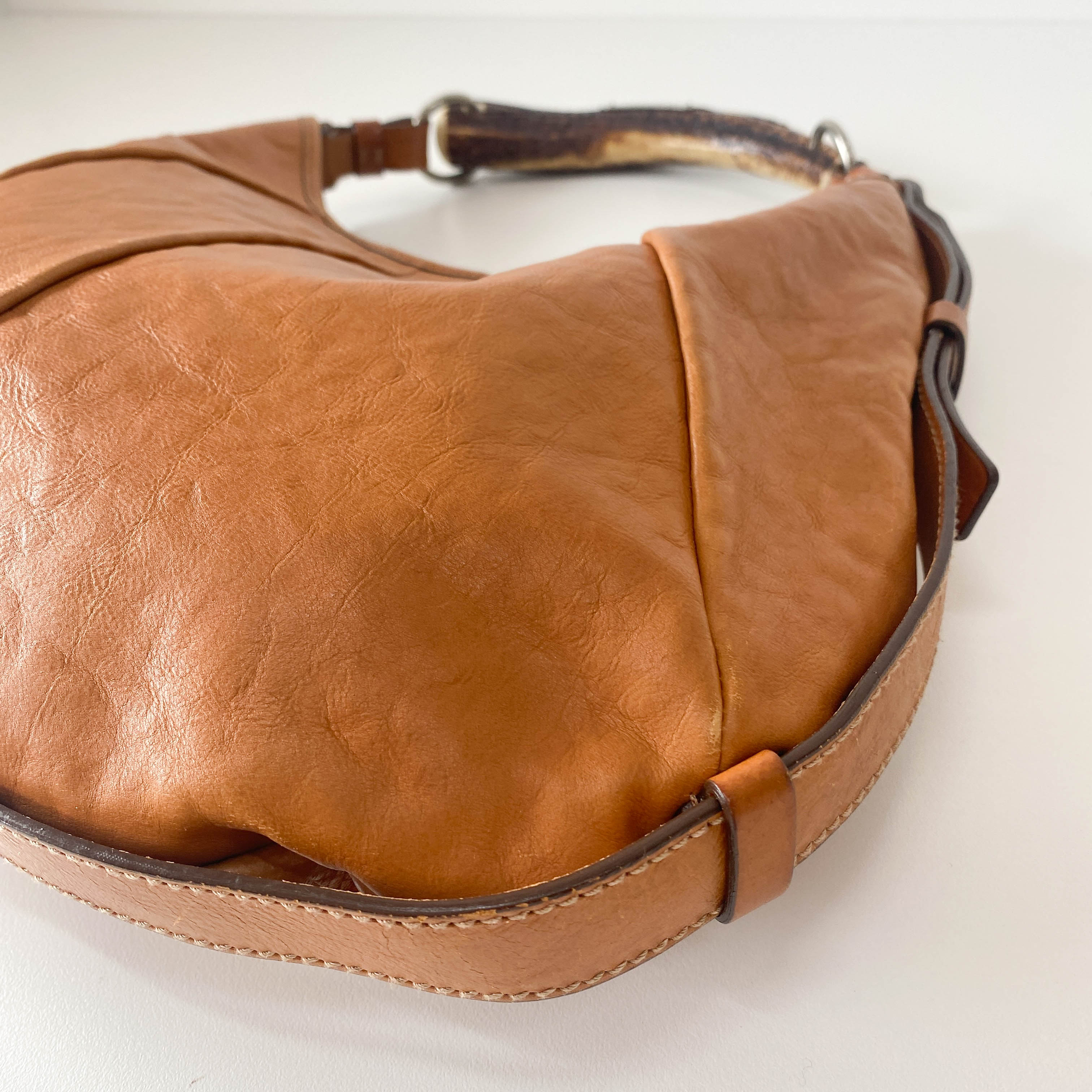 Mombasa Brown Leather Shoulder Bag