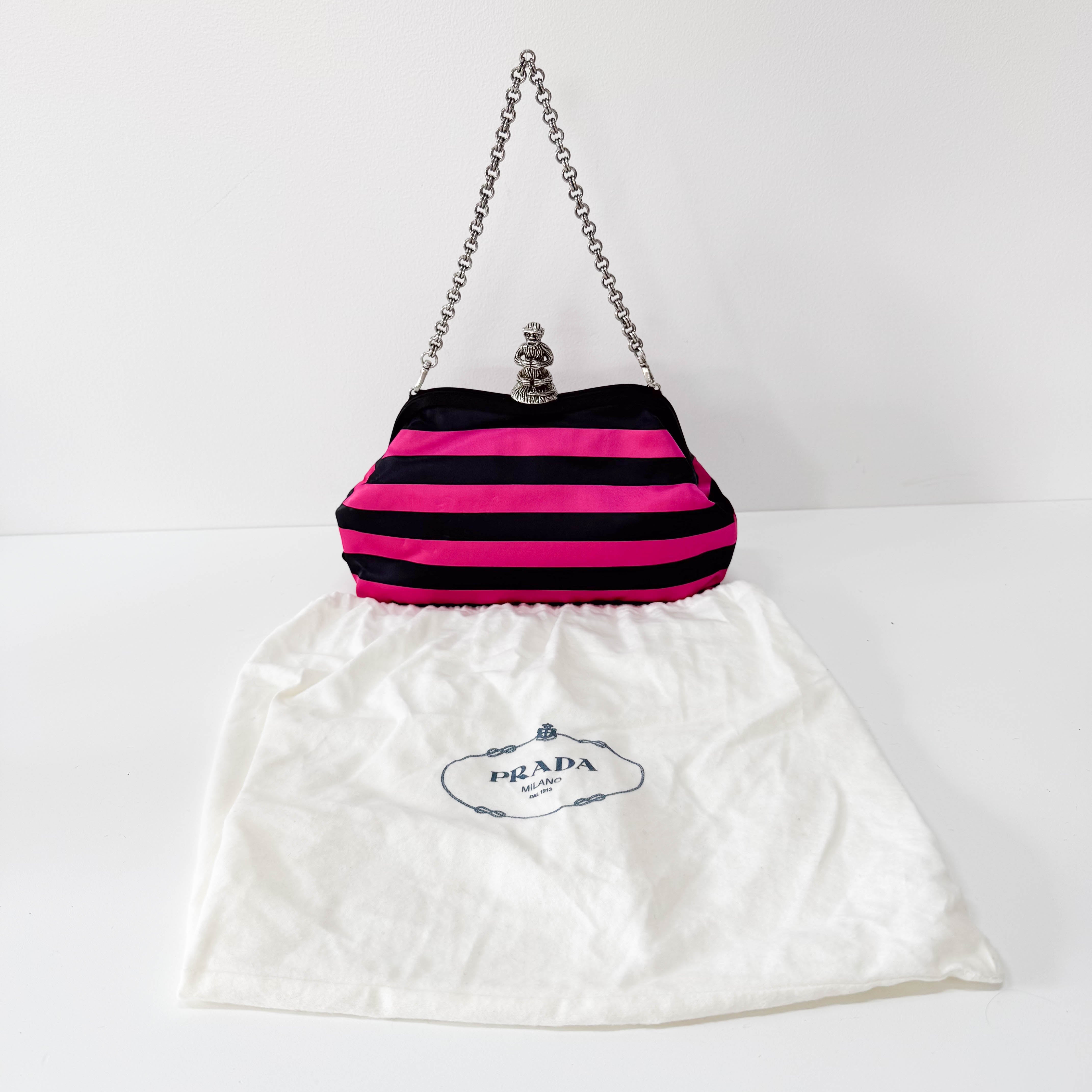 Black & Purple Striped Canvas 