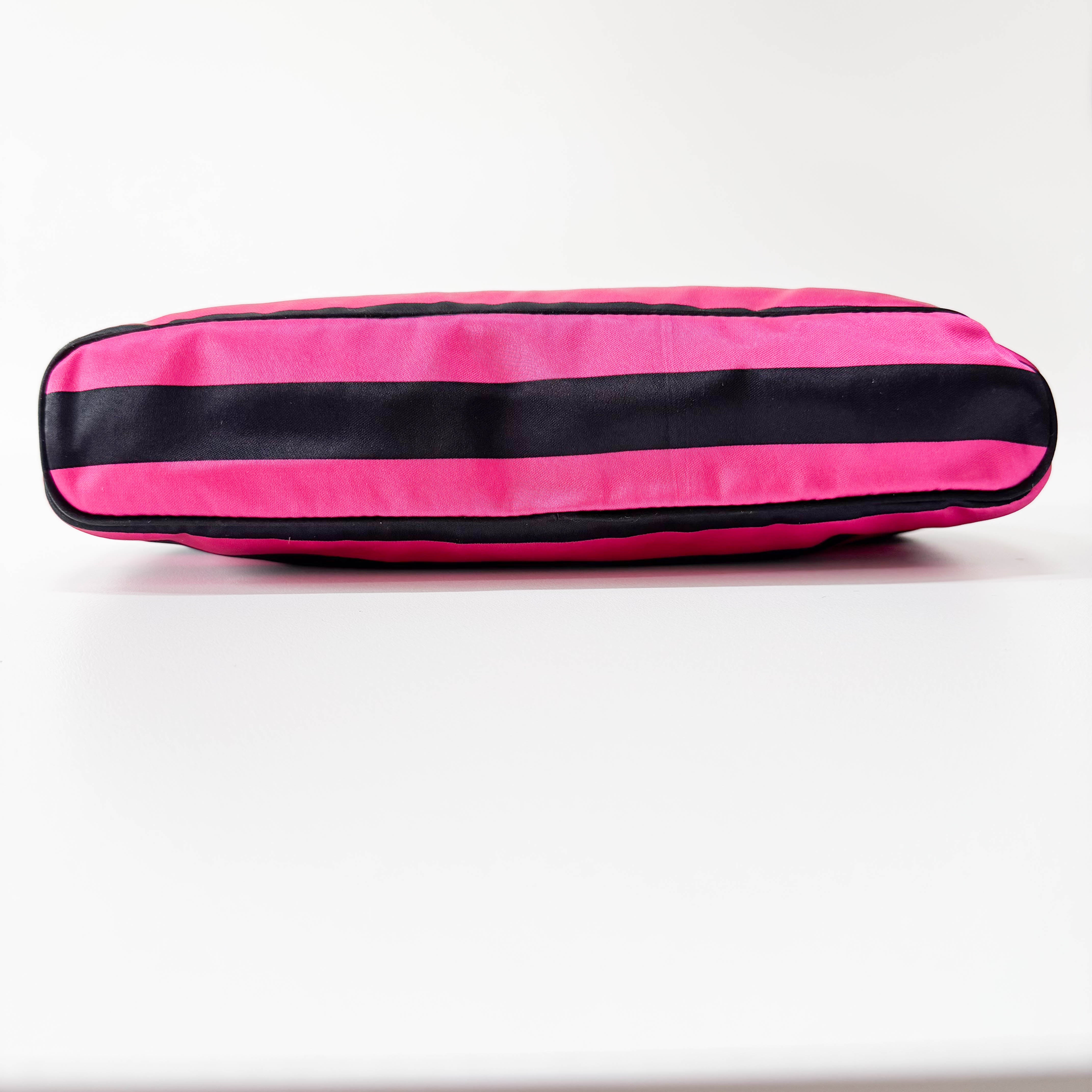 Black & Purple Striped Canvas 