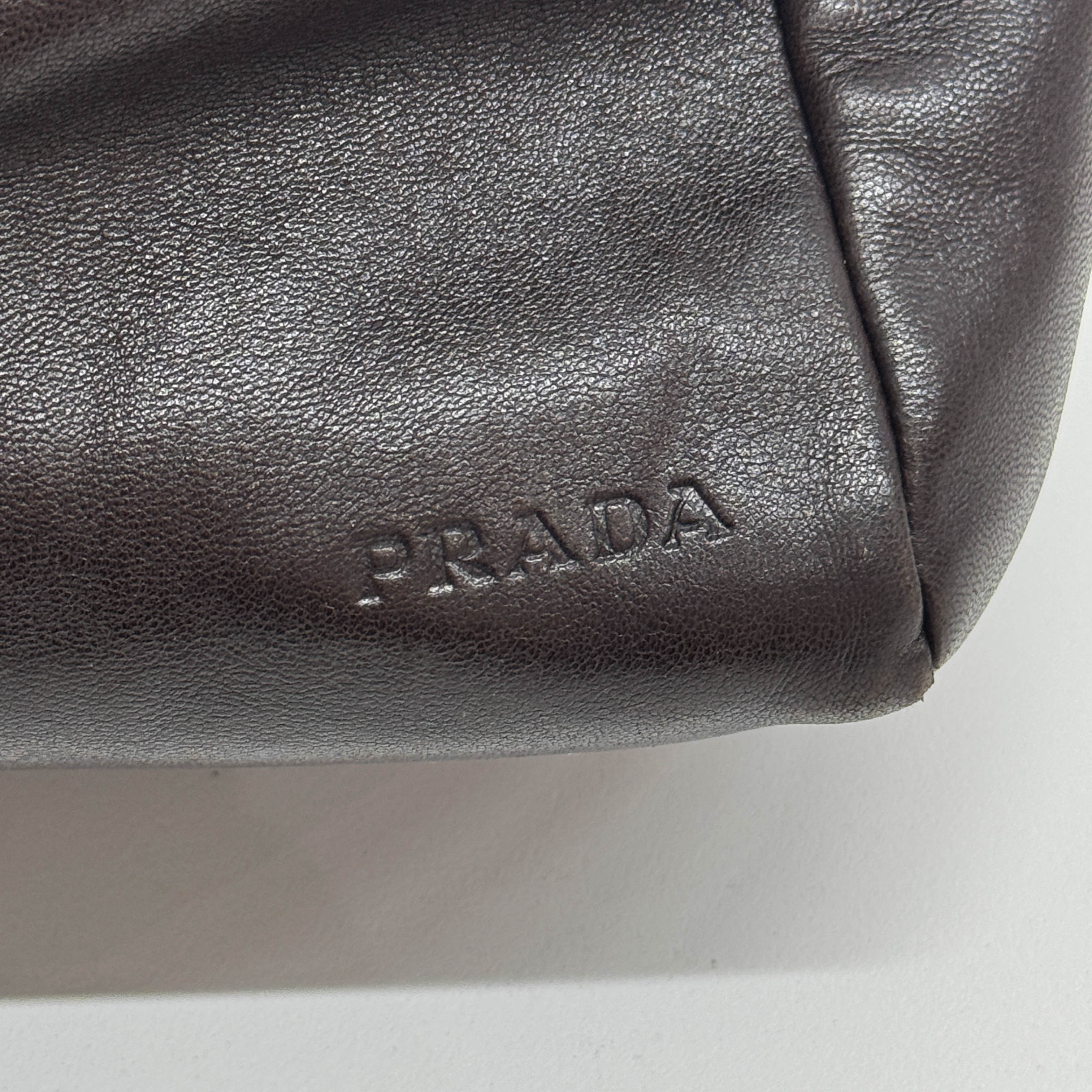 Wide Strap Brown Leather Shoulder Bag