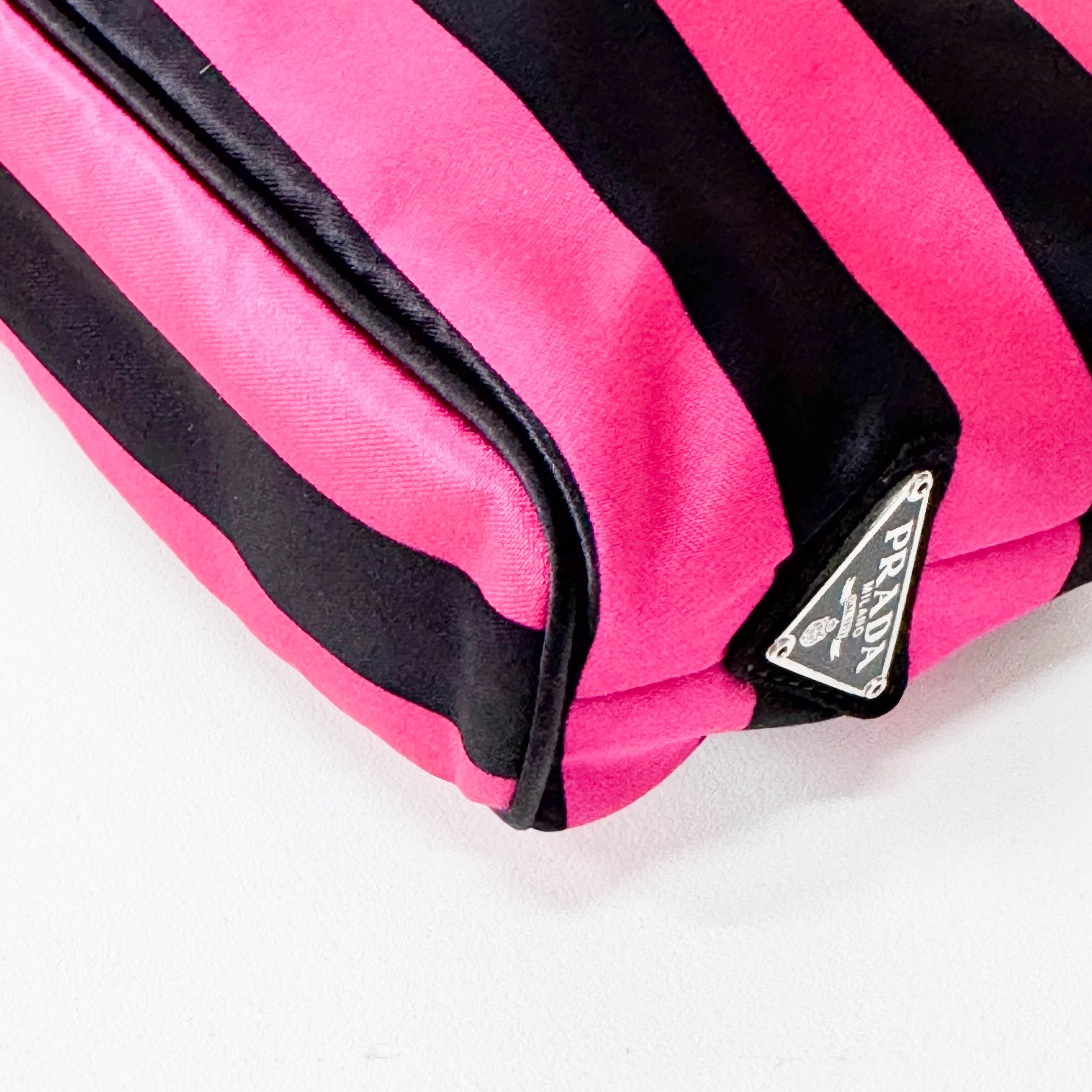 Black & Purple Striped Canvas 