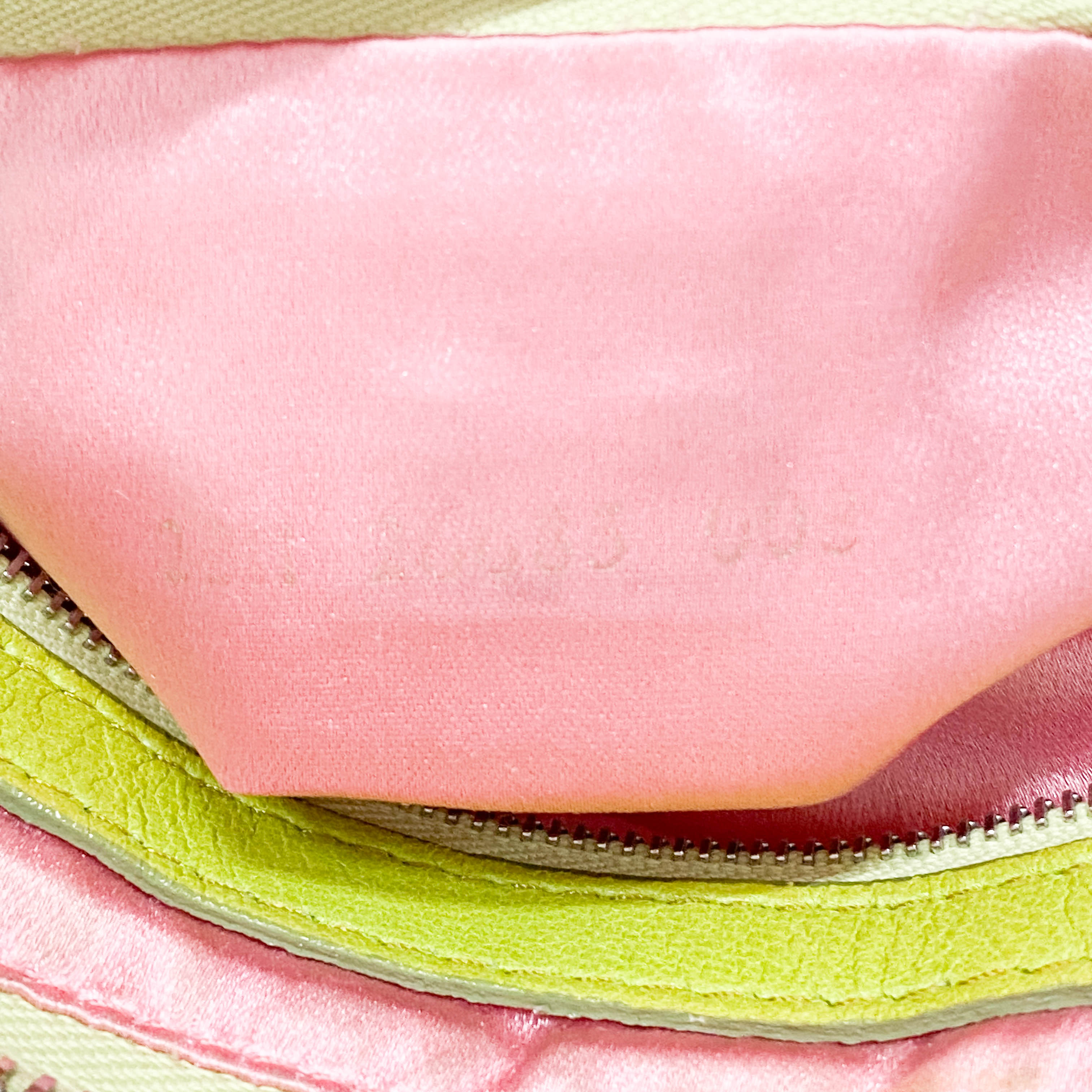 Green Nappa Leather Shoulder Bag