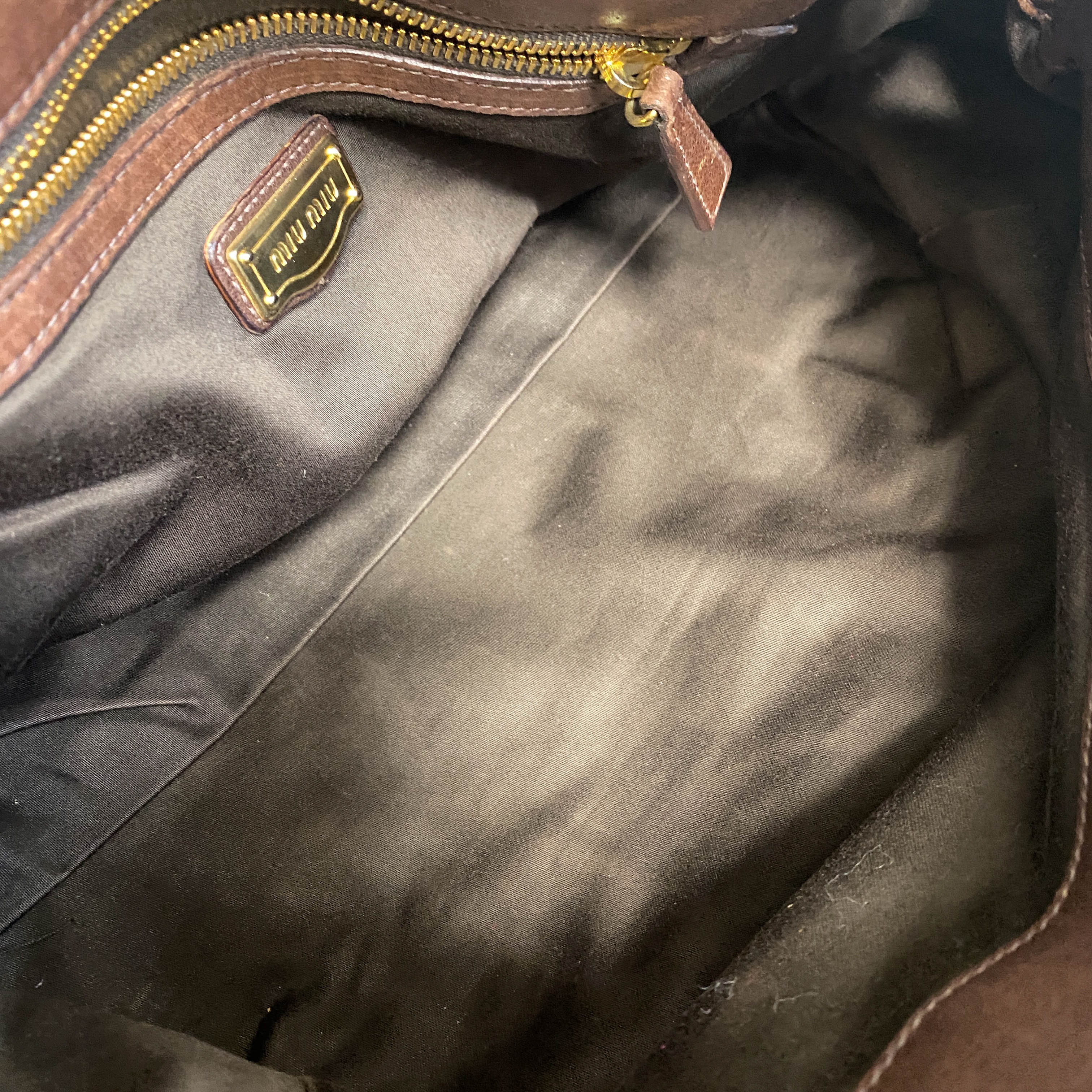 Vitello Brown Leather Handbag Shoulder Bag