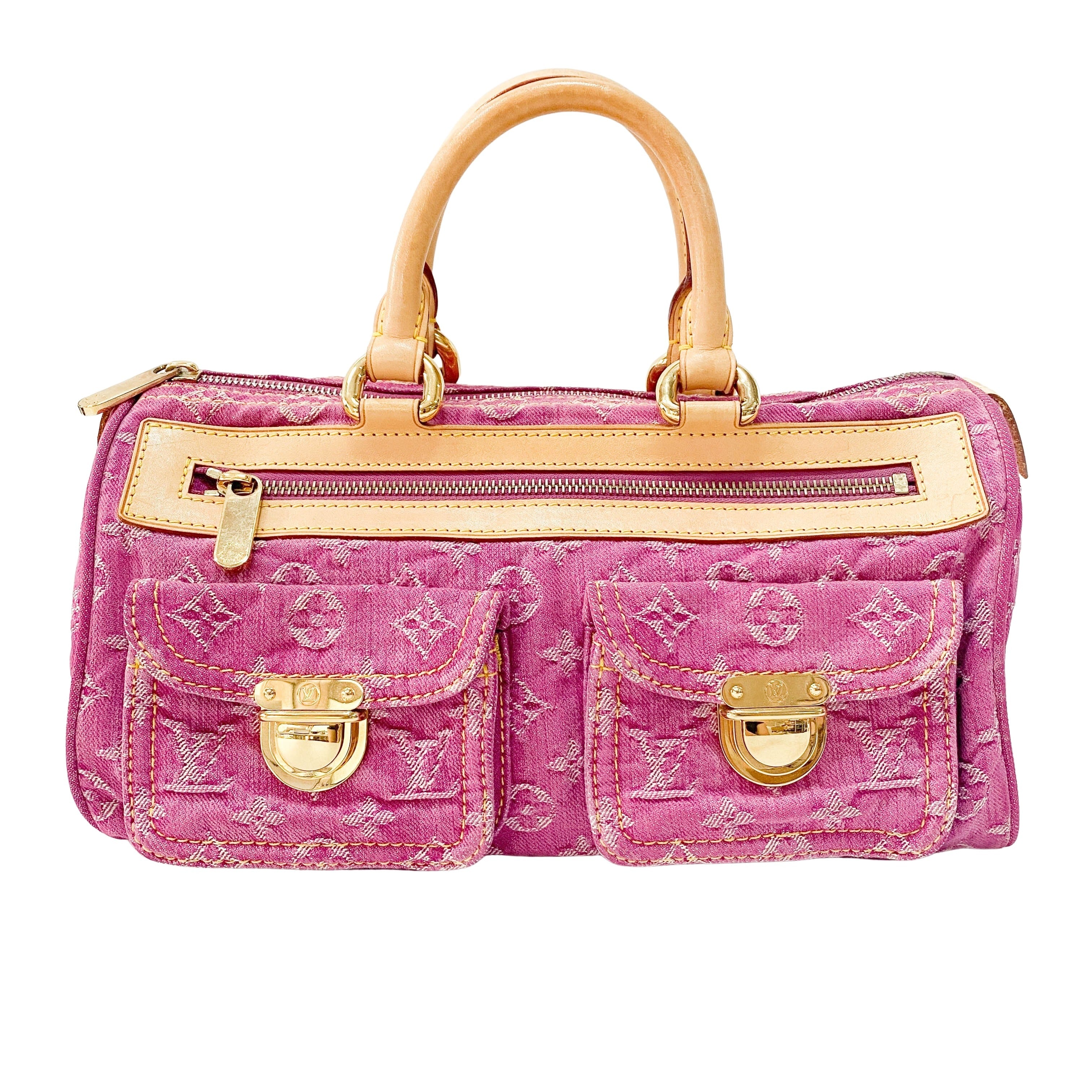 Monogram Denim Pink Neo Speedy