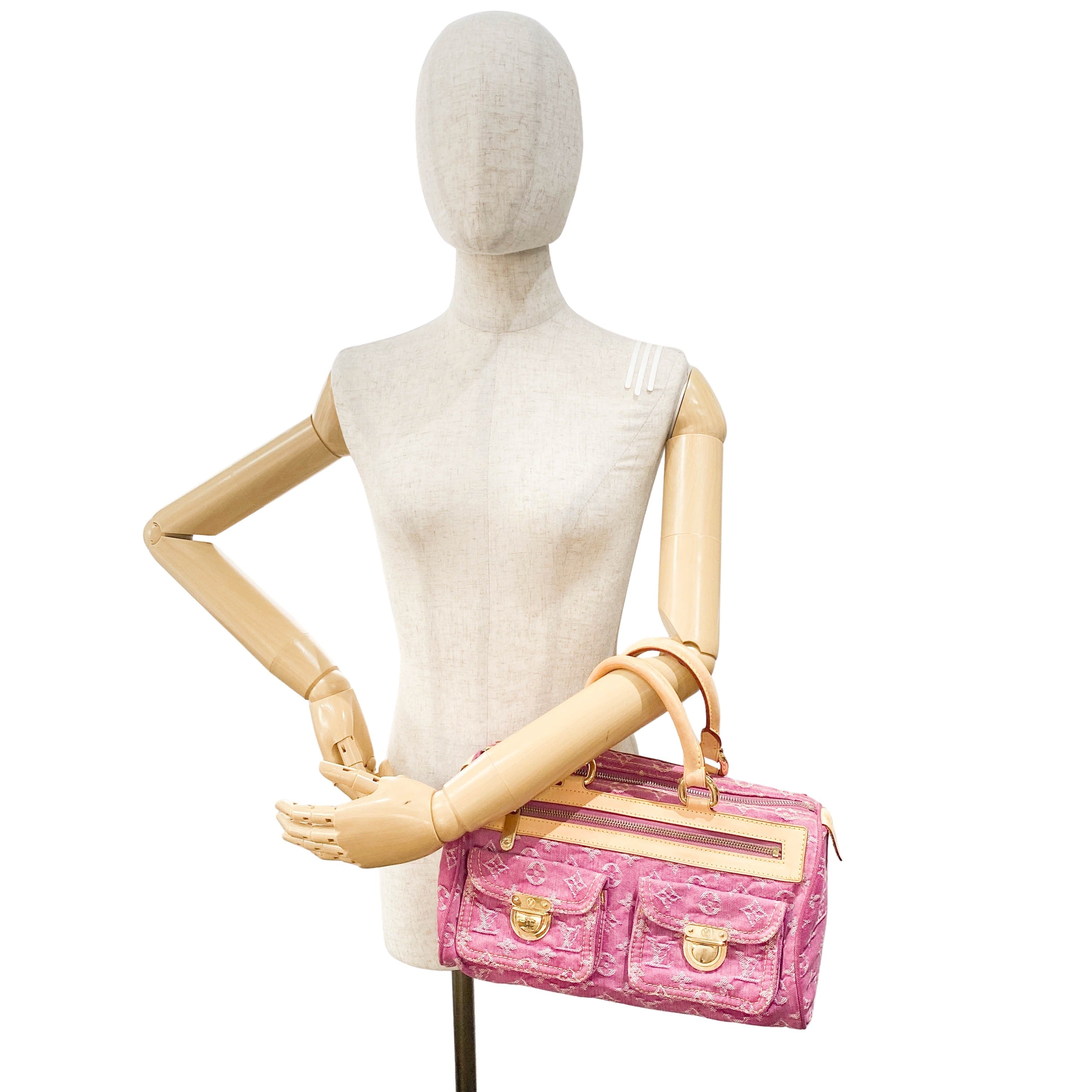 Monogram Denim Pink Neo Speedy