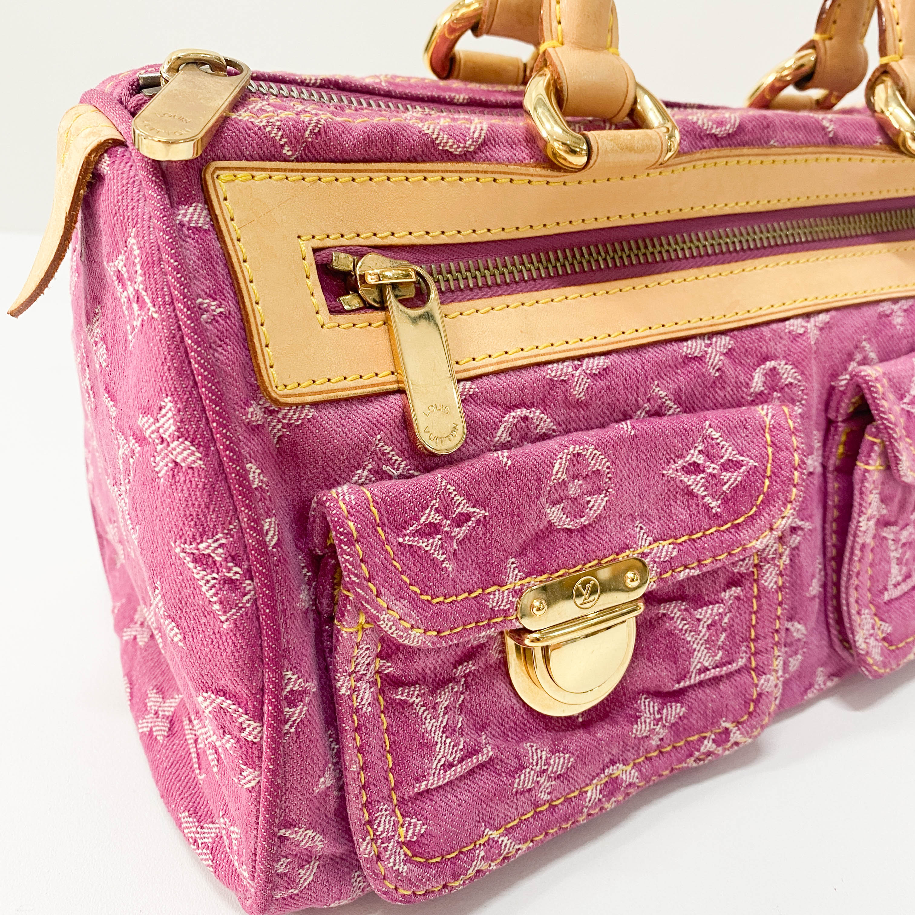 Monogram Denim Pink Neo Speedy