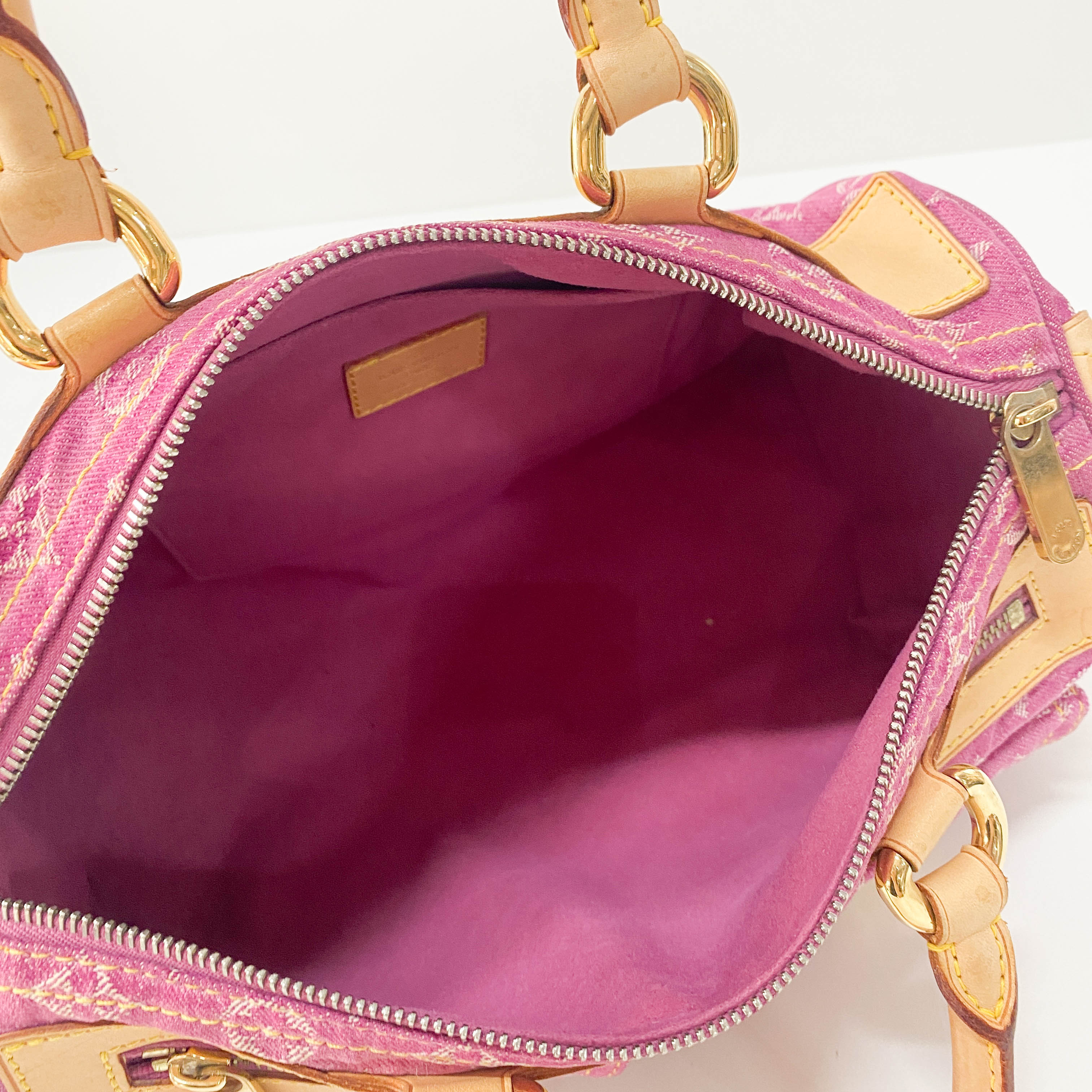 Monogram Denim Pink Neo Speedy