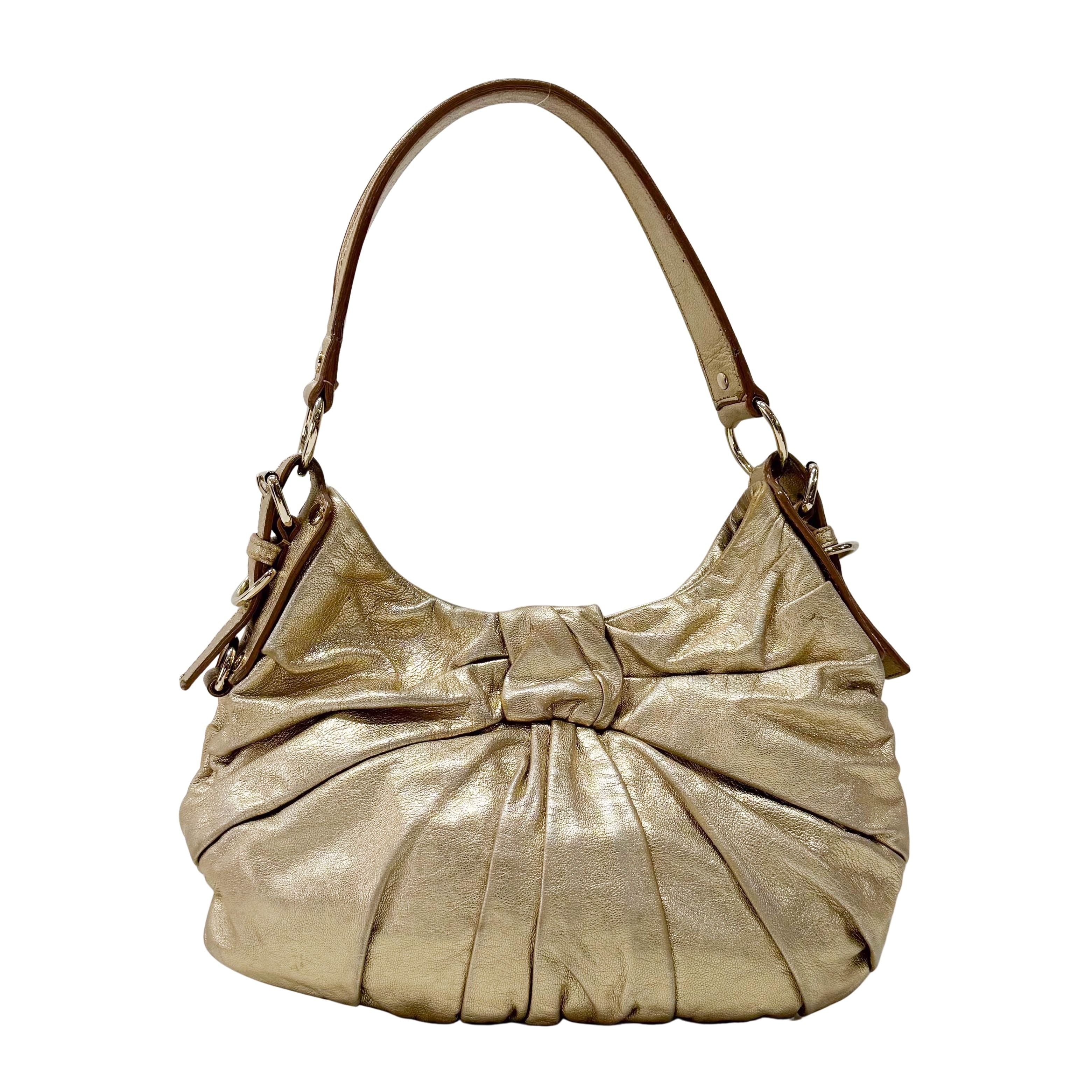 Metallic Gold Shoulder Bag